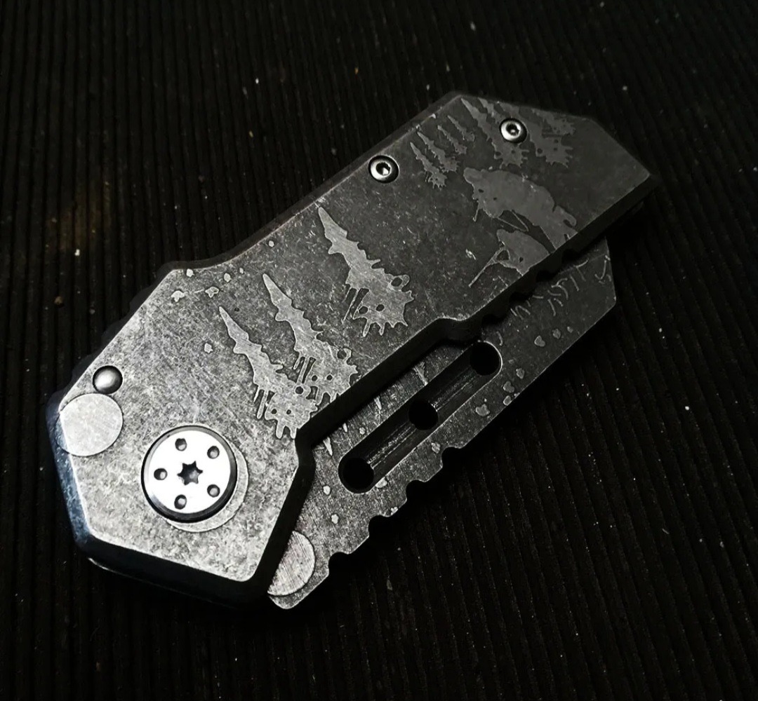 چاقو جیبی طرح دار (شکارچی)