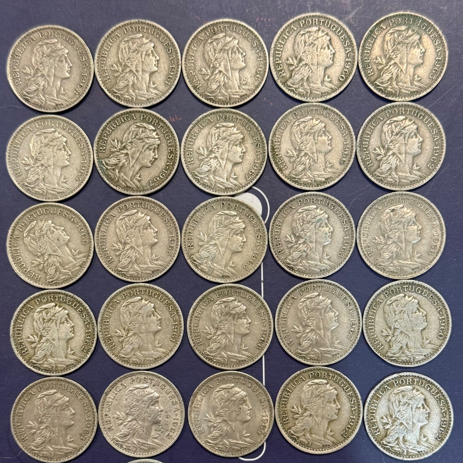 سکه 50 سنتاوو پرتغال دهه 60 میلادی