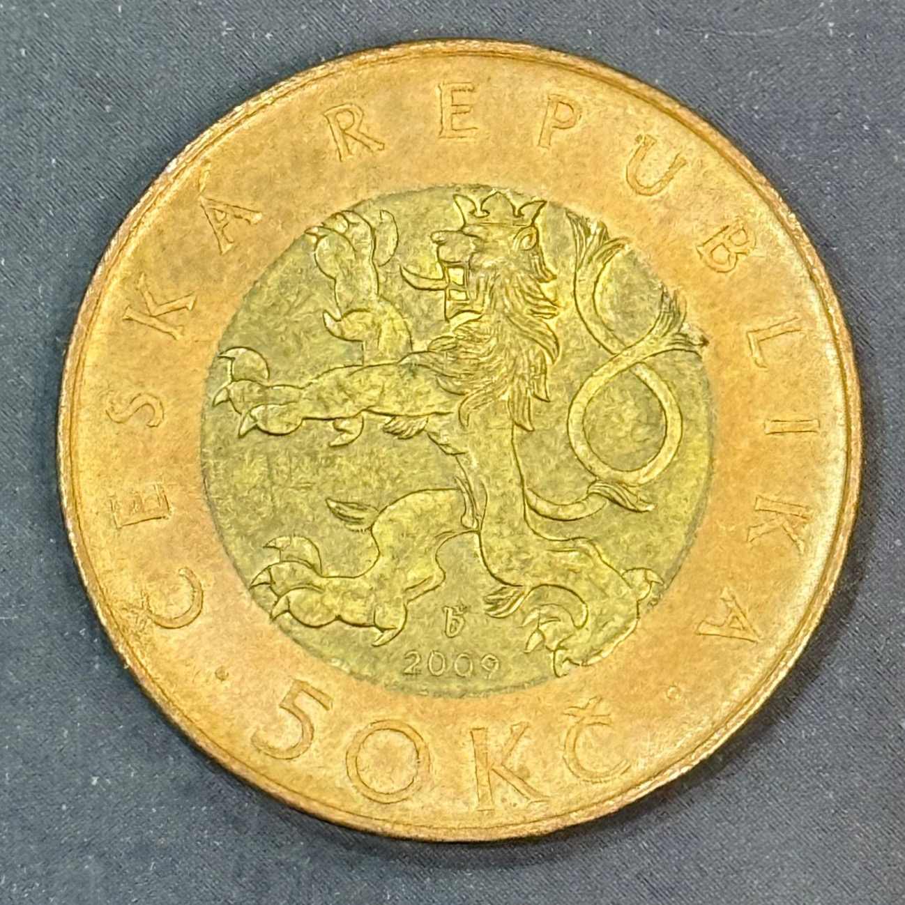 سکه 50 کرون جمهوری چک کمیاب