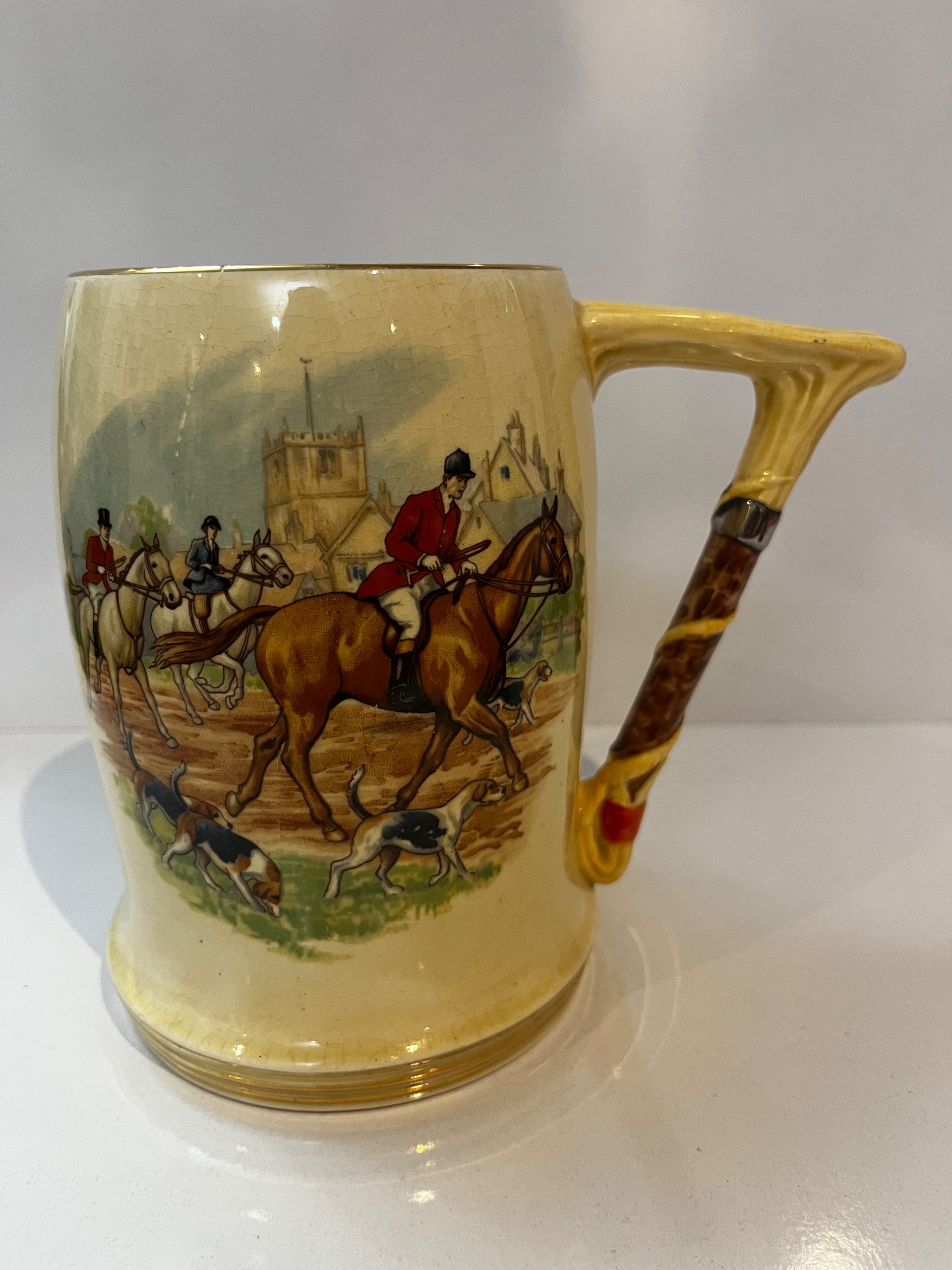 ماگ موزیکال قدیمی انگلیسی شکارگاه