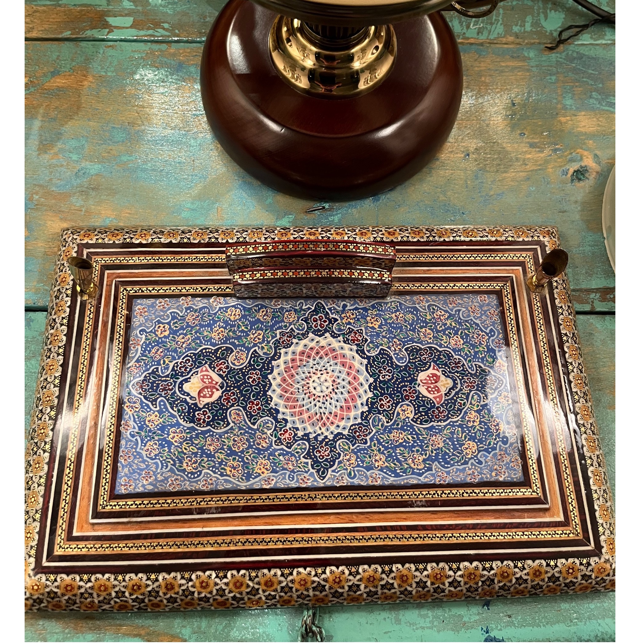 جاخودکاری چوبی روکش خاتم کاری