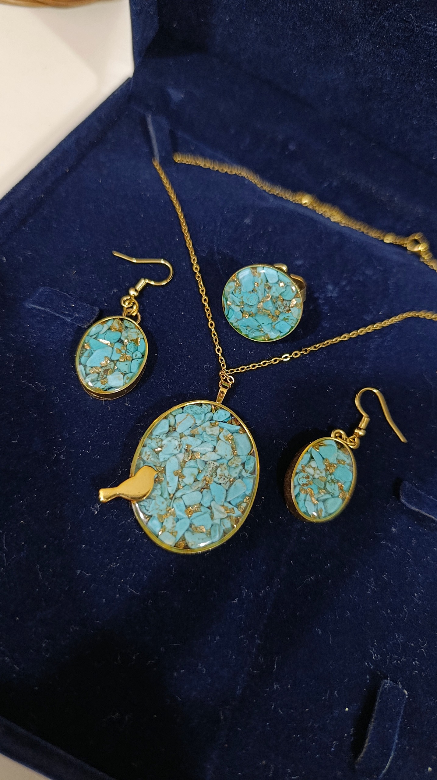 ست زیوآلات فیروزه