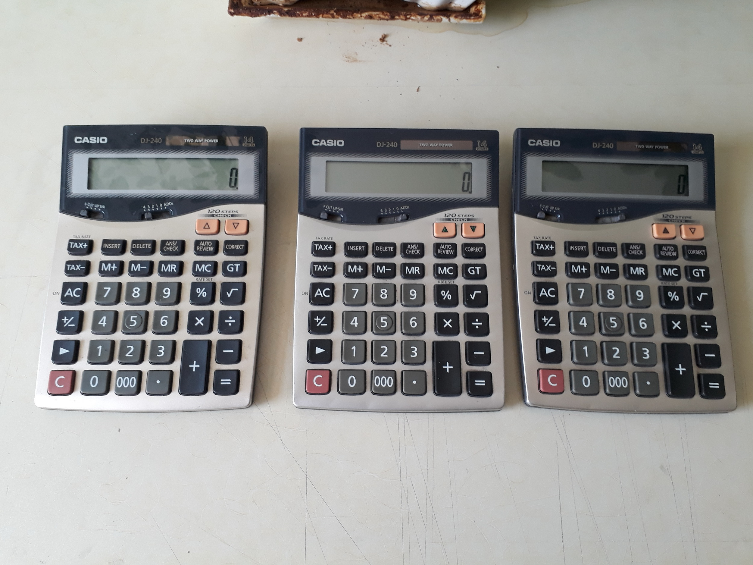 مجموعه سه عددی ماشین حساب کاسیو DJ-240