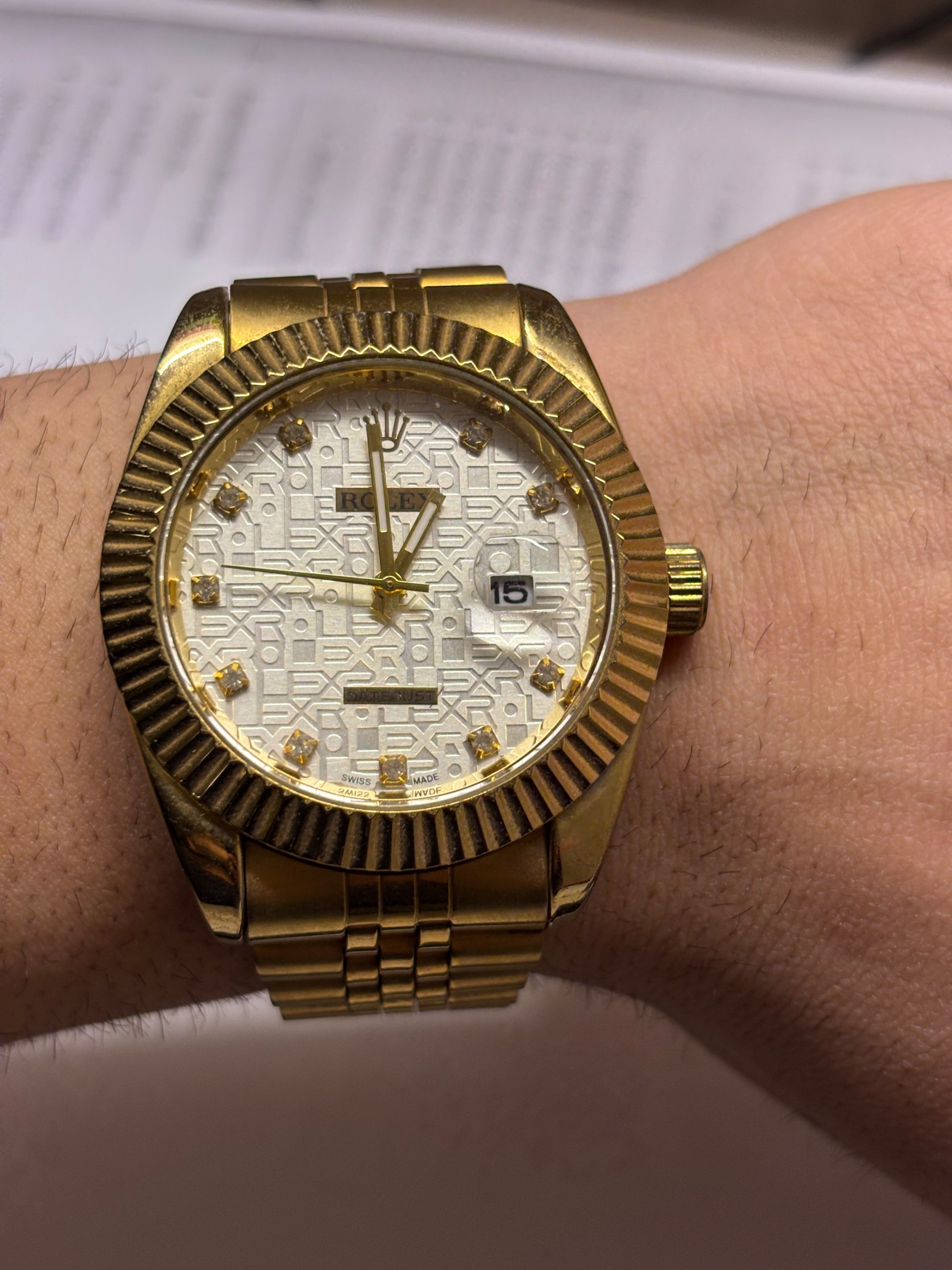 ساعت رولکس نگین دار