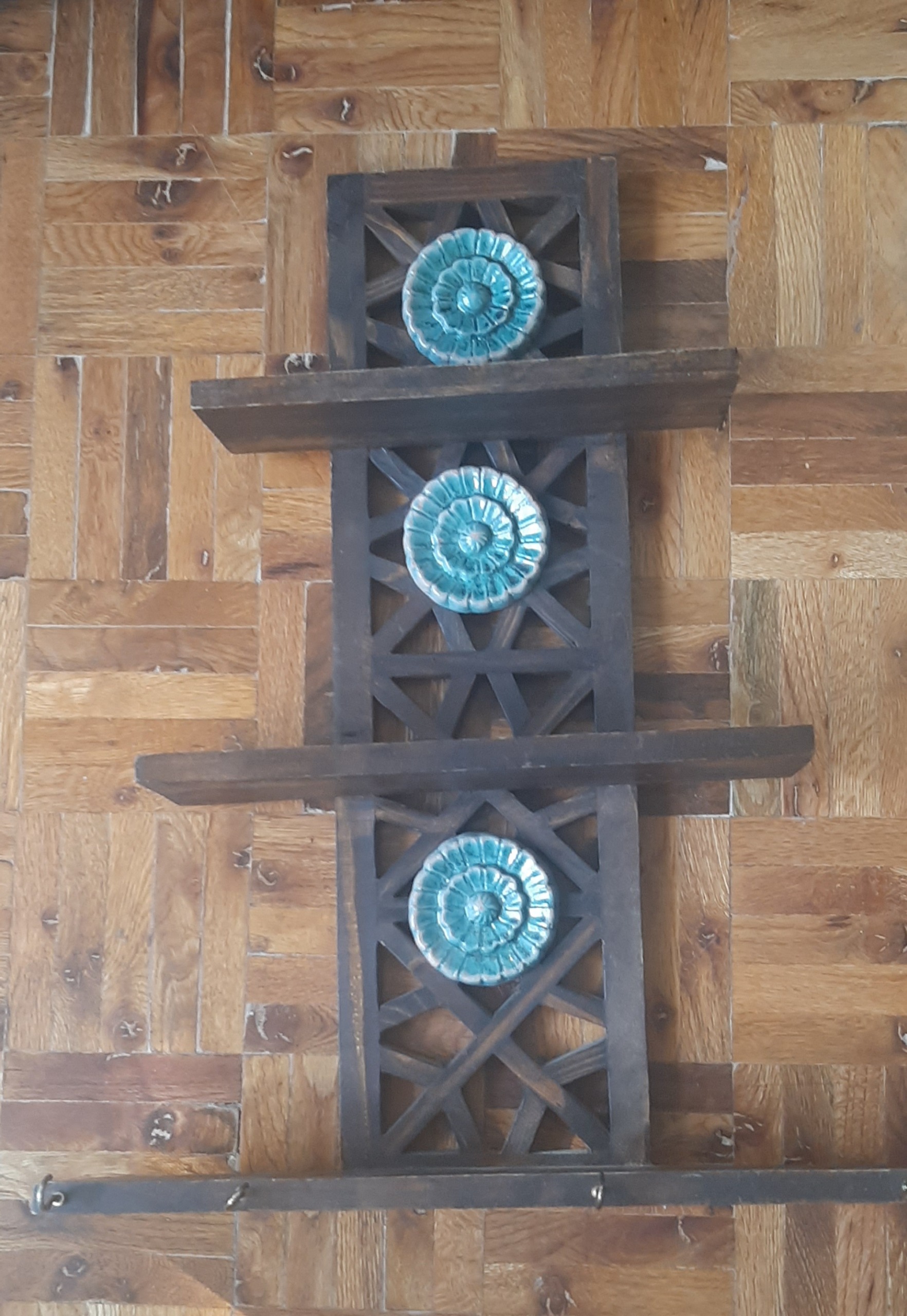 شلف دیوار کوب چوبی