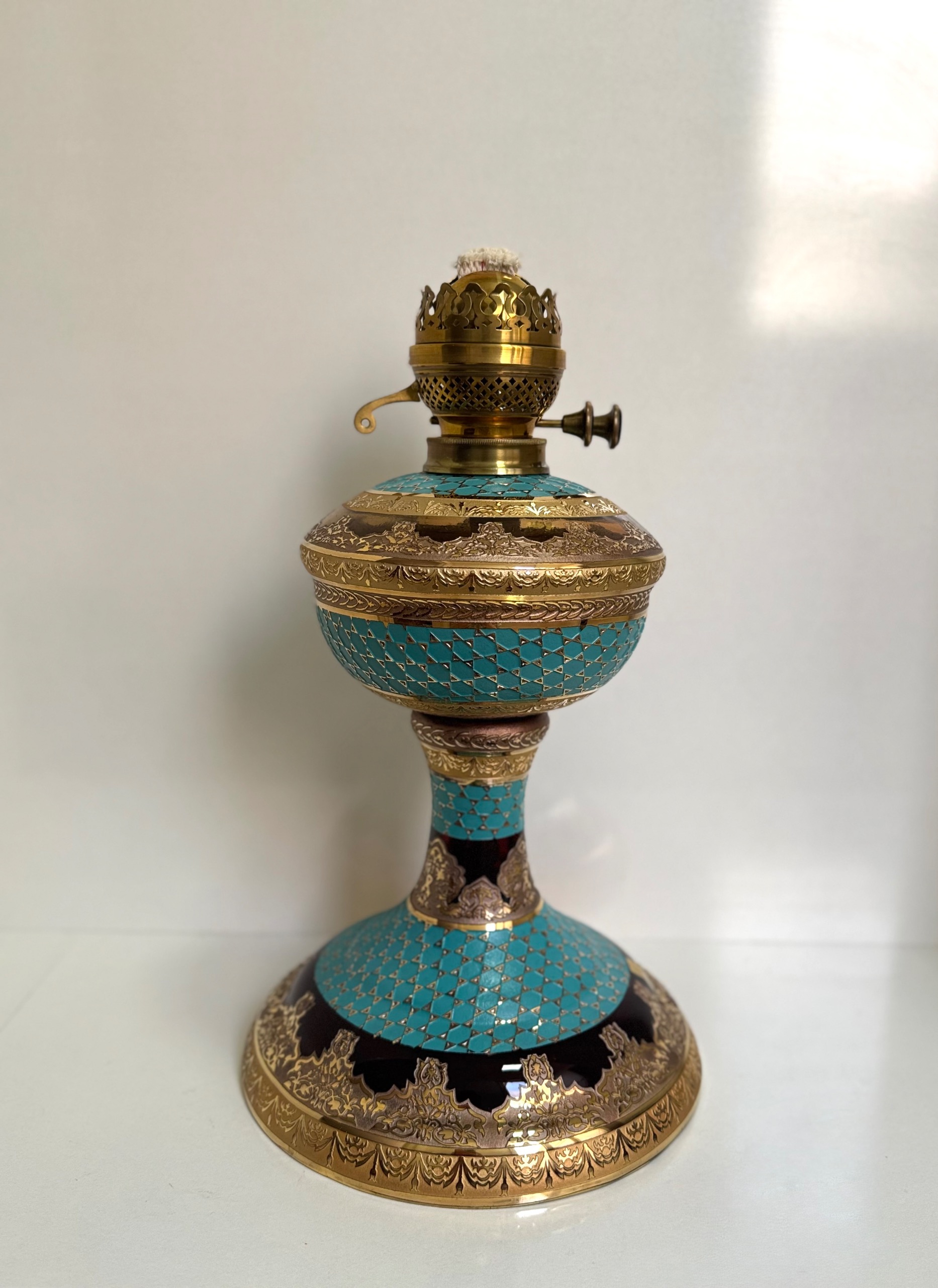 چراغ نفتی ژوپیتر عسلی