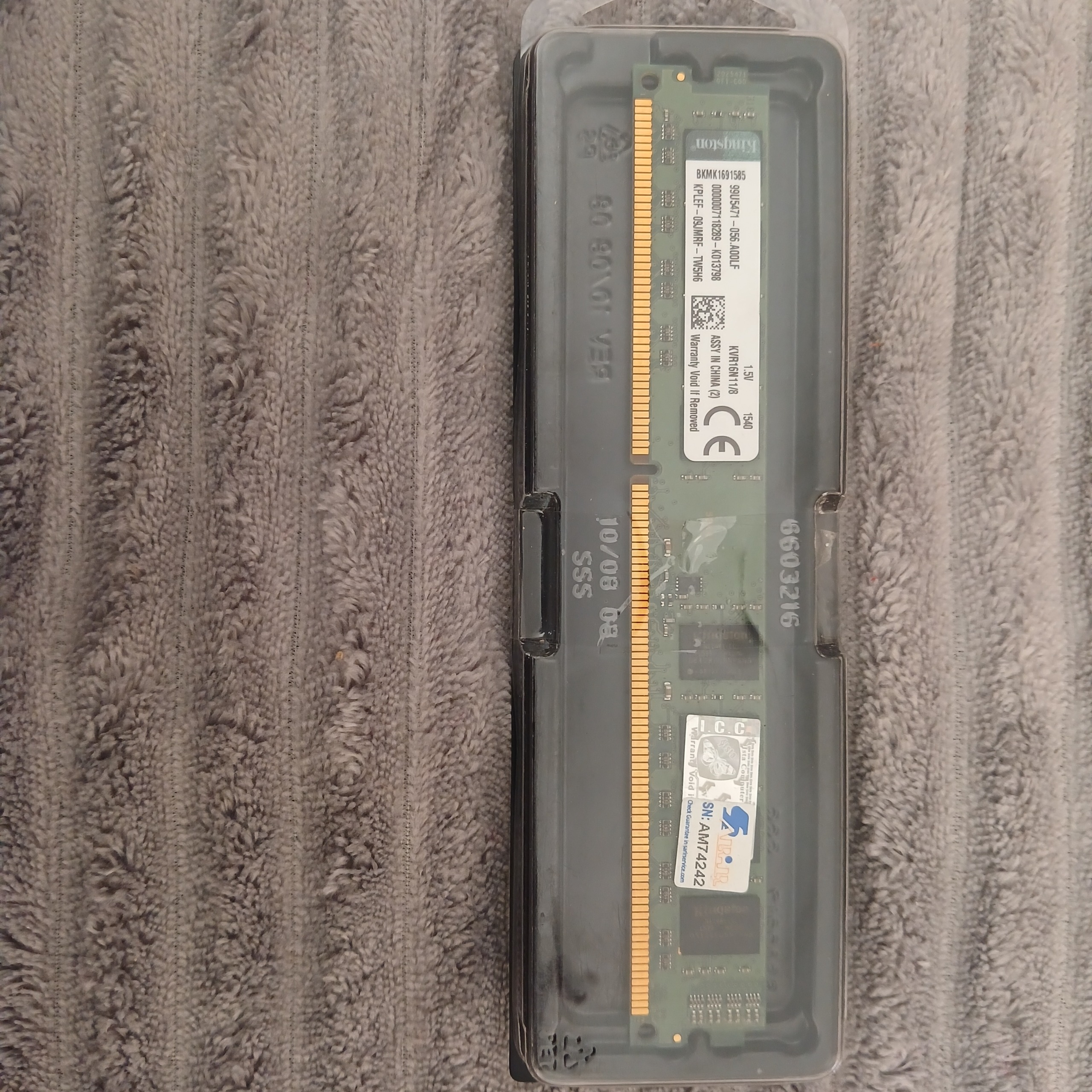 رم 8 گیگ DDR3 KINGSTON