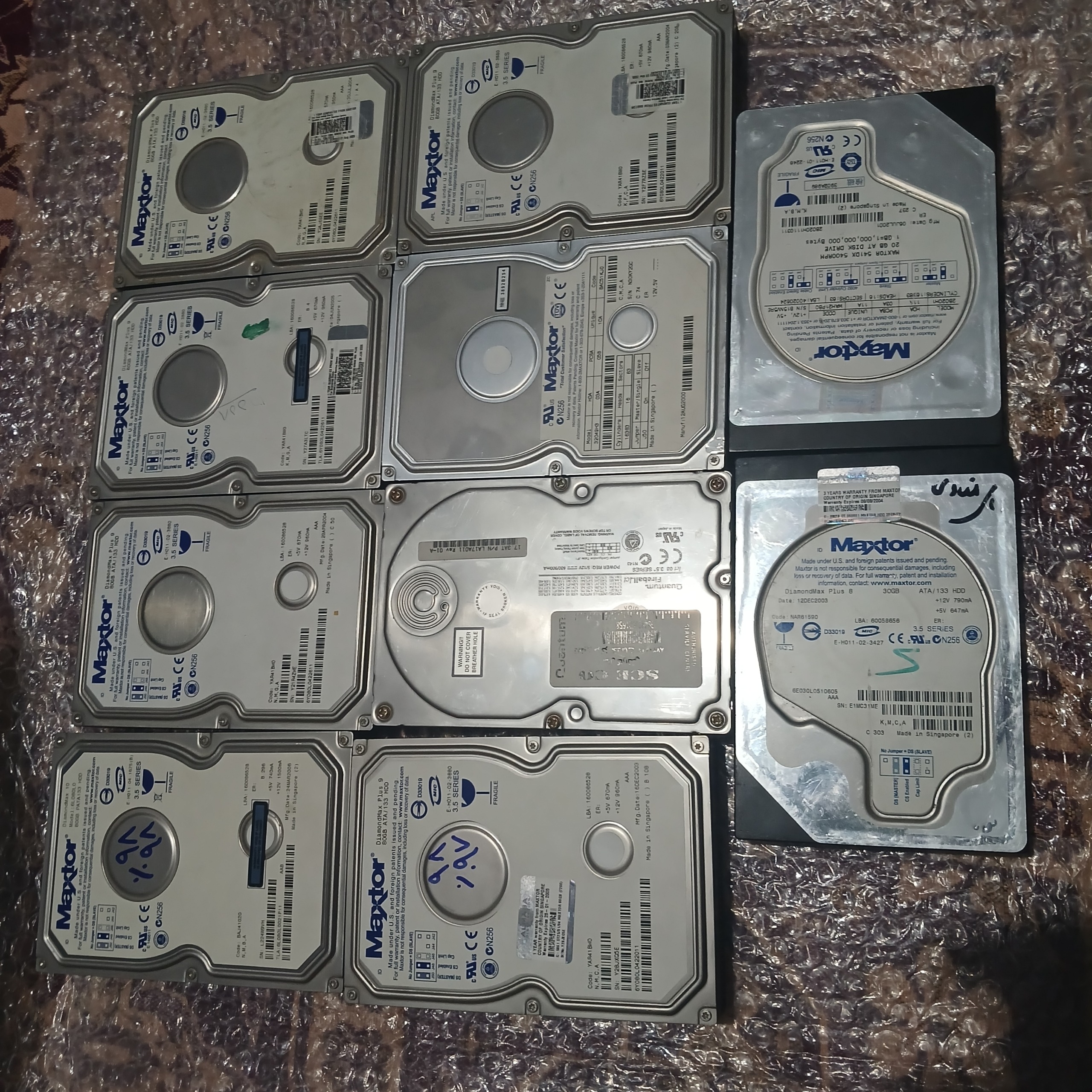 پک 10 عددی هارد IDE مناسب استخراج طلا