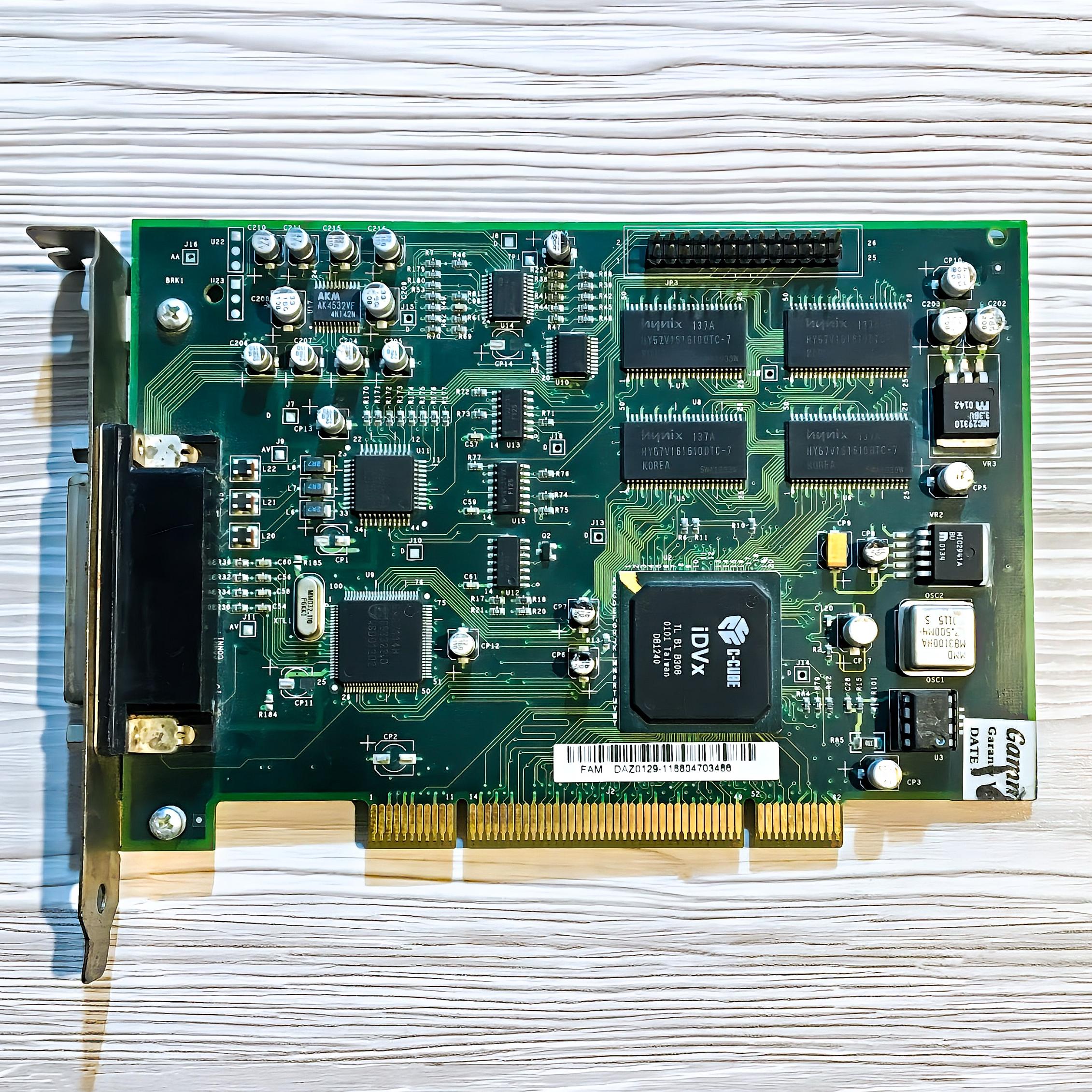 کارت قدیمی C-QUBE LSI iDVx PCI - PCB 60-001