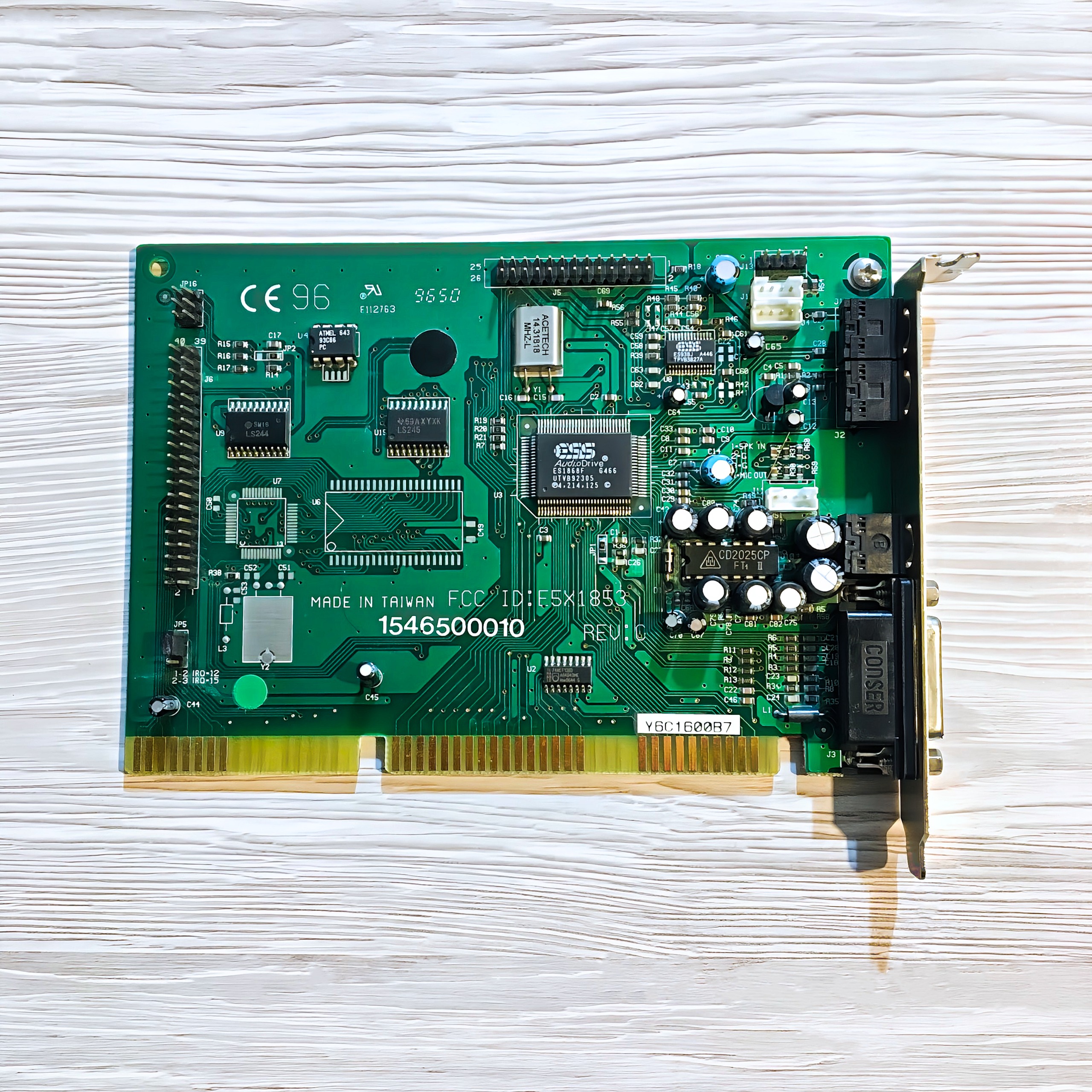 کارت صدا ESS Audio ES1868F - ISA 16 bit © Taiwan