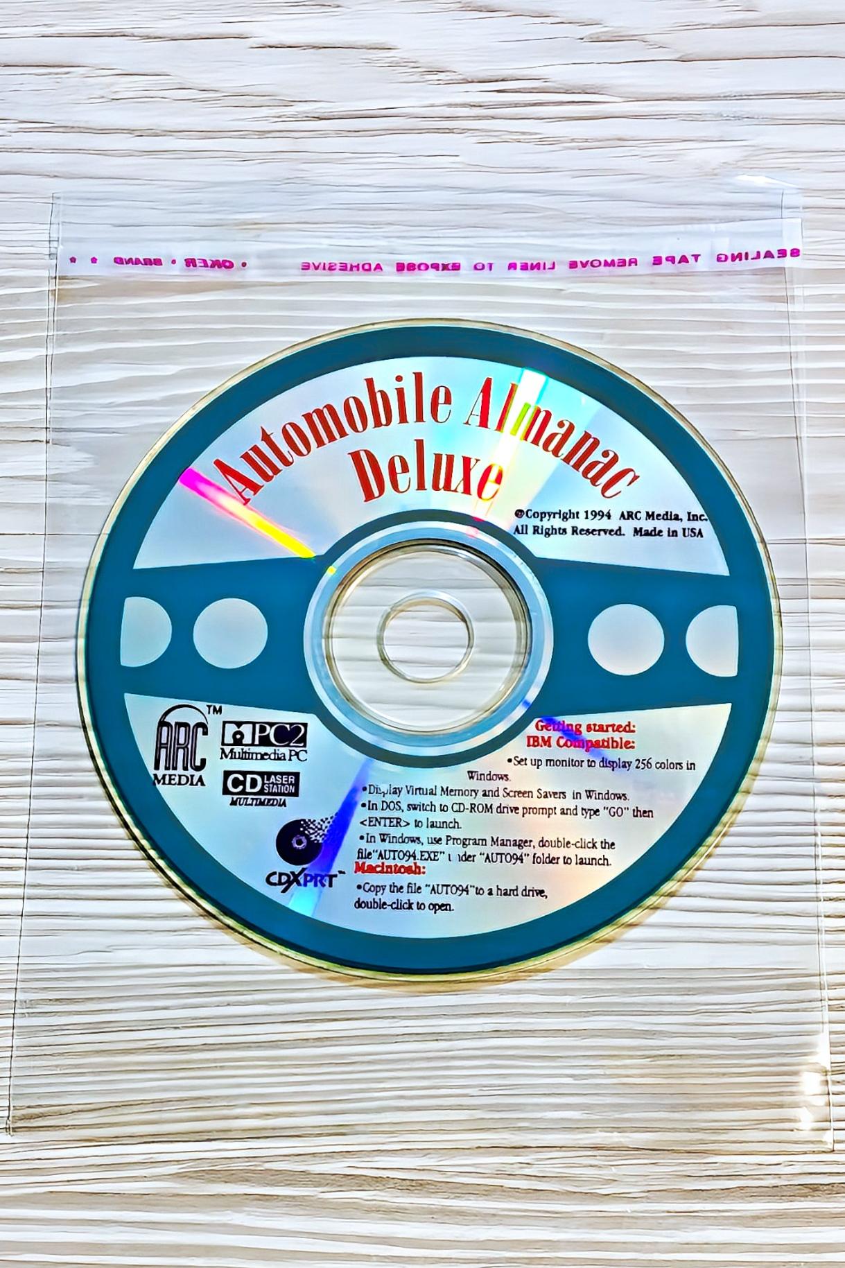 سی دی Automobile Almanac Deluxe - Mac | IBM © 1994
