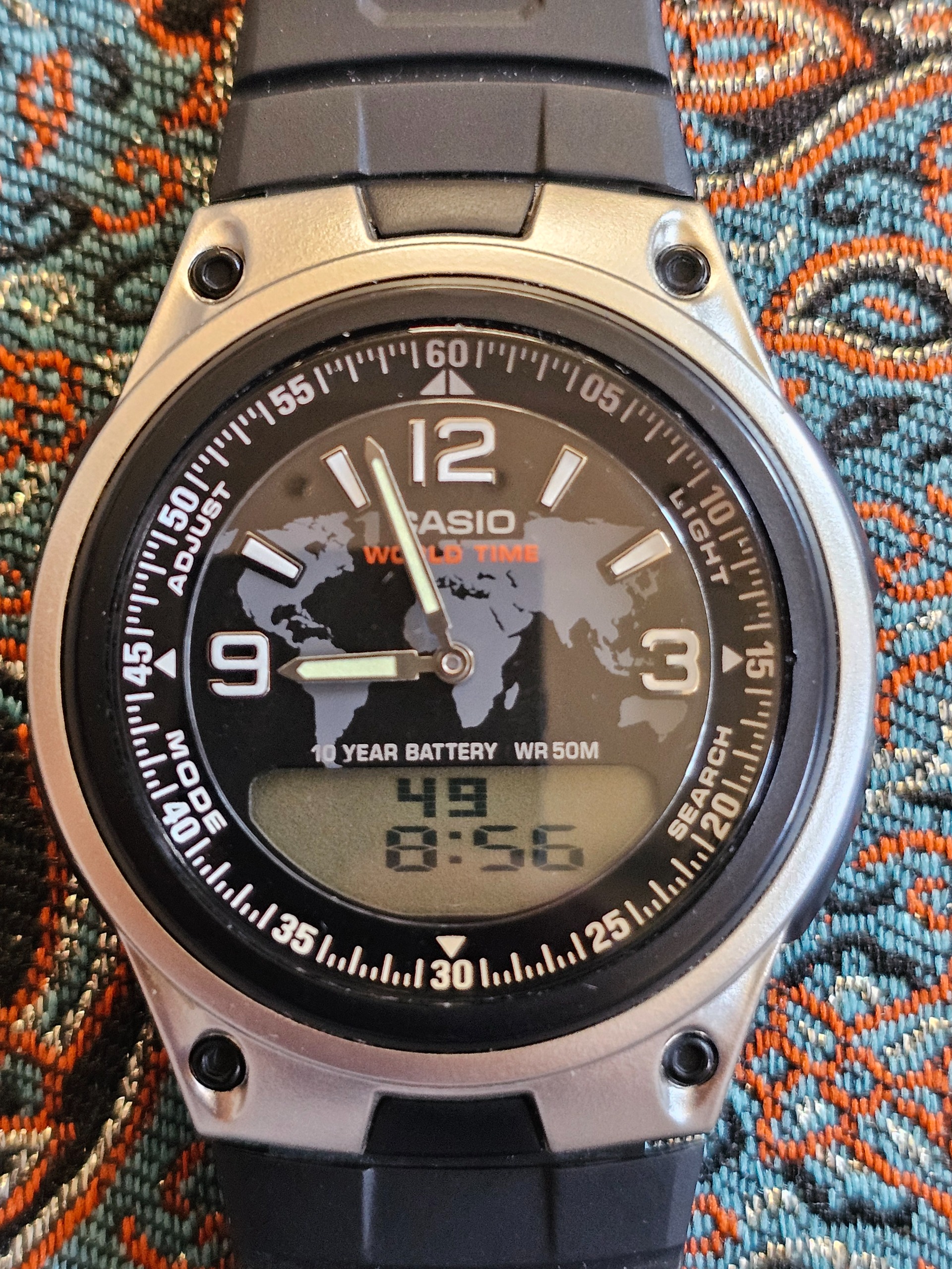 ساعت کاسیو world time
