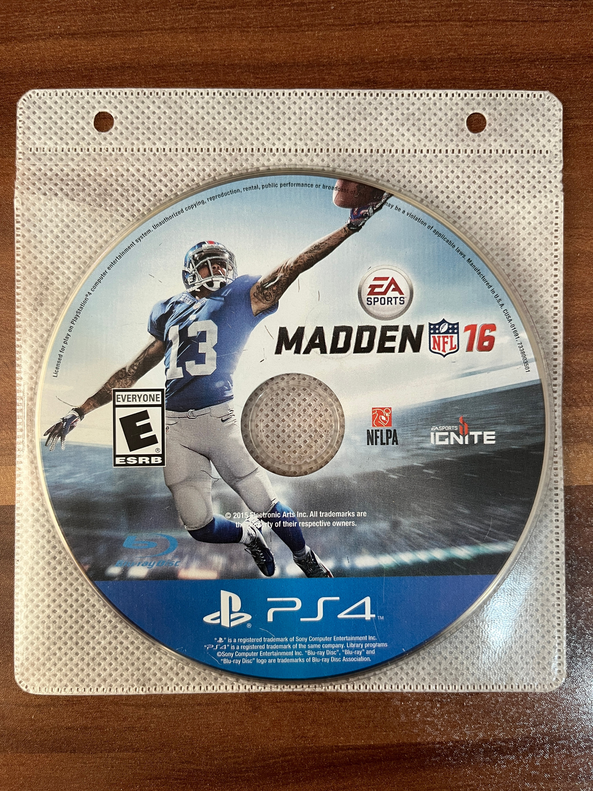 بازی Madden NFL 16 برای PS4 (فقط 500 تومن)