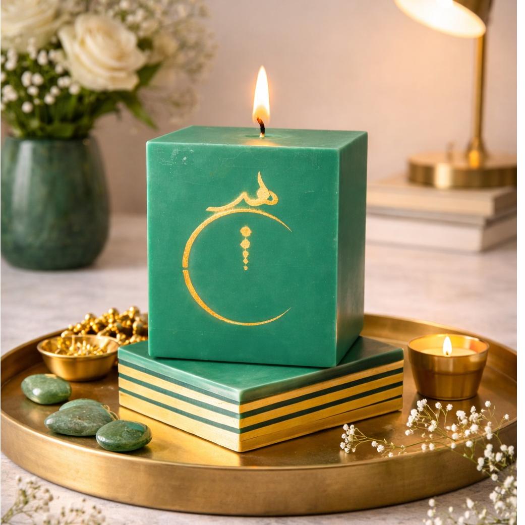 شمع مدل مکعب کد 311 هیچ