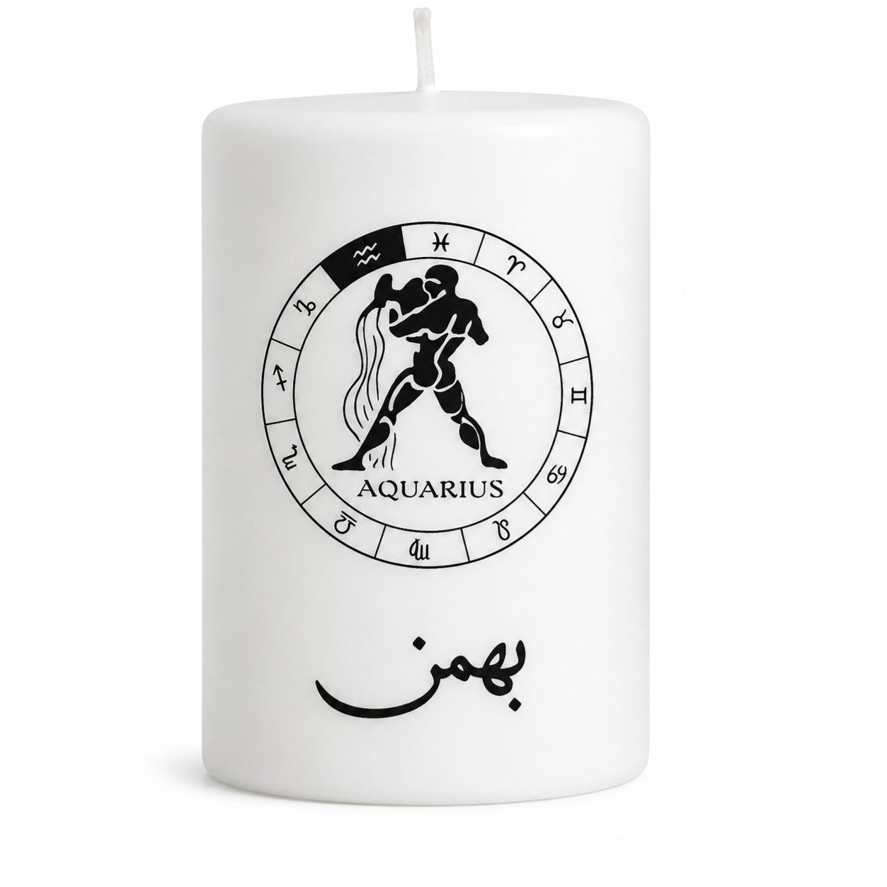 شمع استوانه ماه بهمن