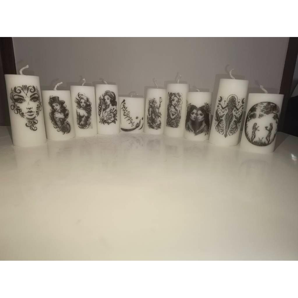 شمع استوانه پک 100تایی همکاری