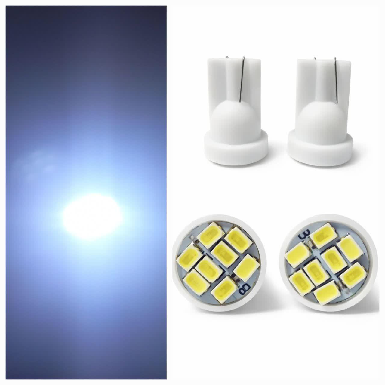 لامپ کوچک سکن SMD خودرو سفید بسته دو عددی