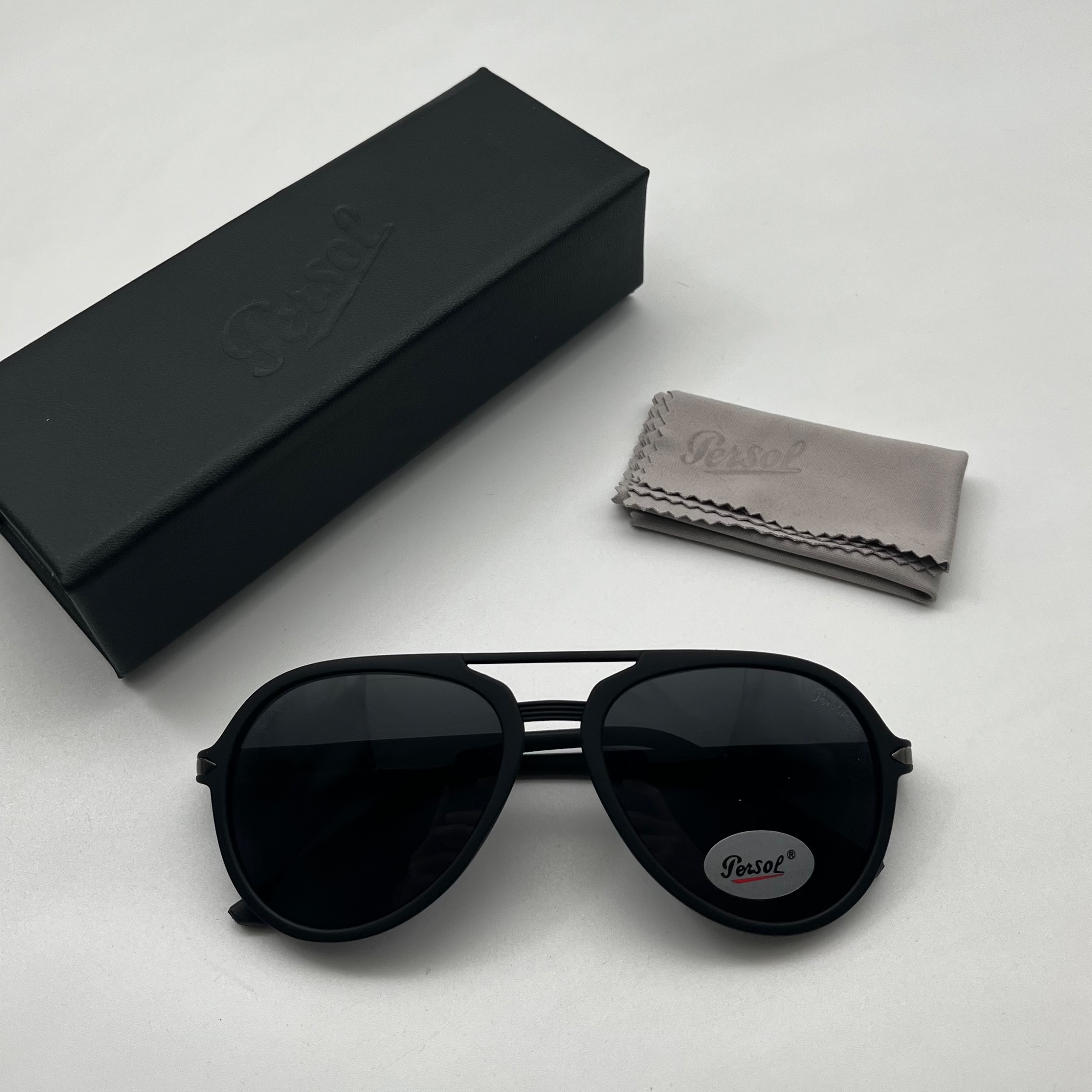 عینک آفتابی پرسول خلبانی persol مشکی