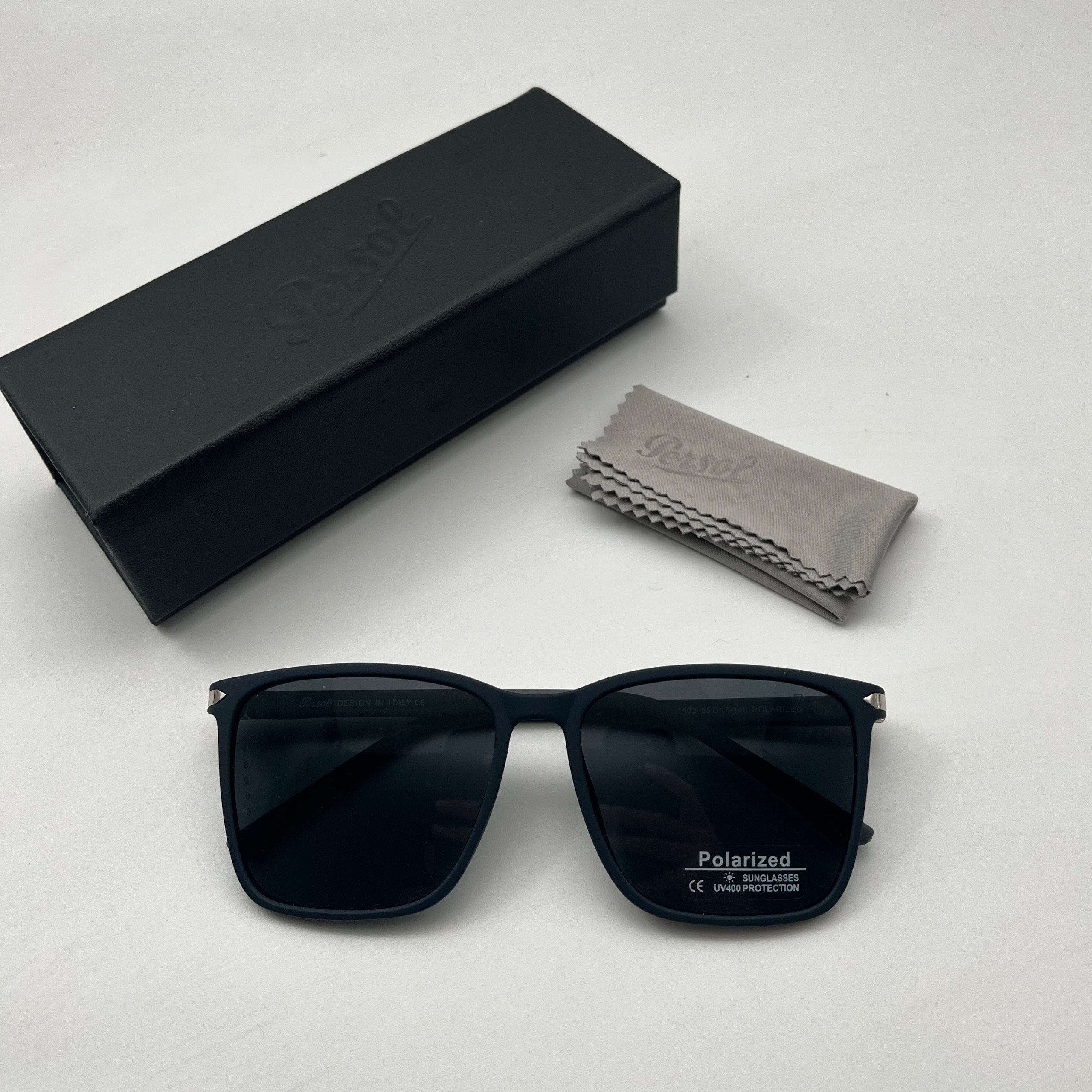عینک آفتابی پرسول ویفری سرمه ای persol