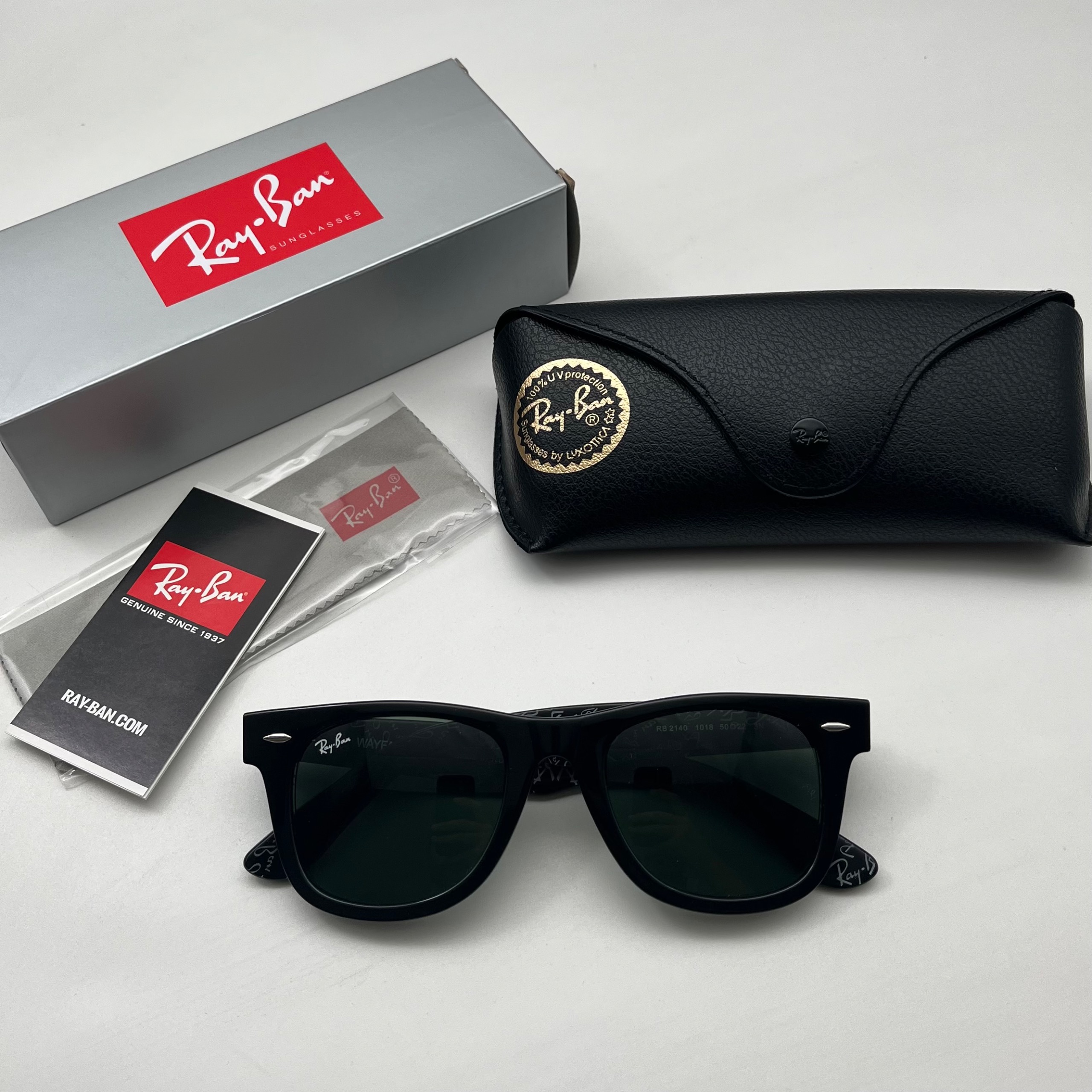عینک آفتابی ریبن ویفر کاستوم ray ban wayfar rb2140