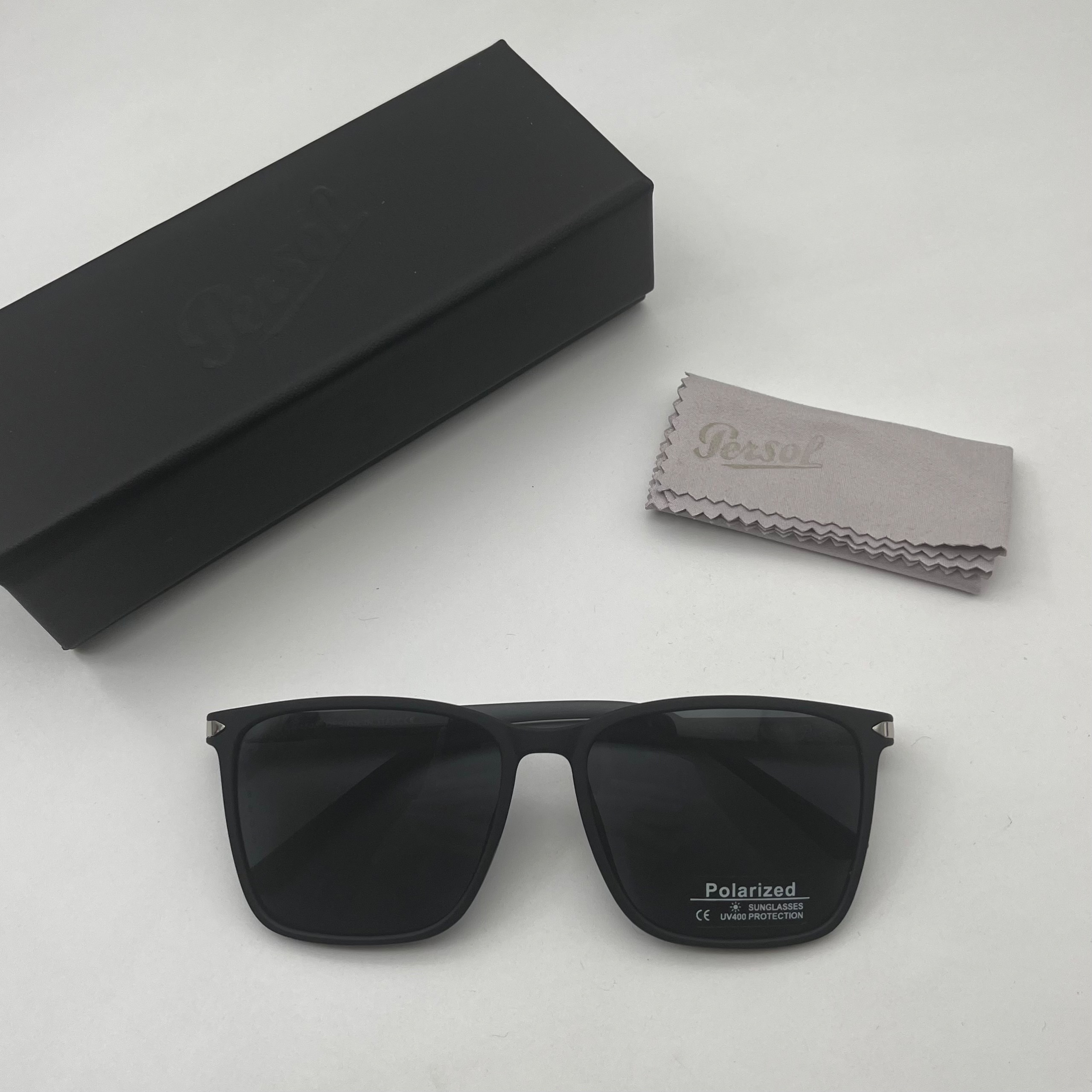 عینک آفتابی پرسول ویفری مشکی persol