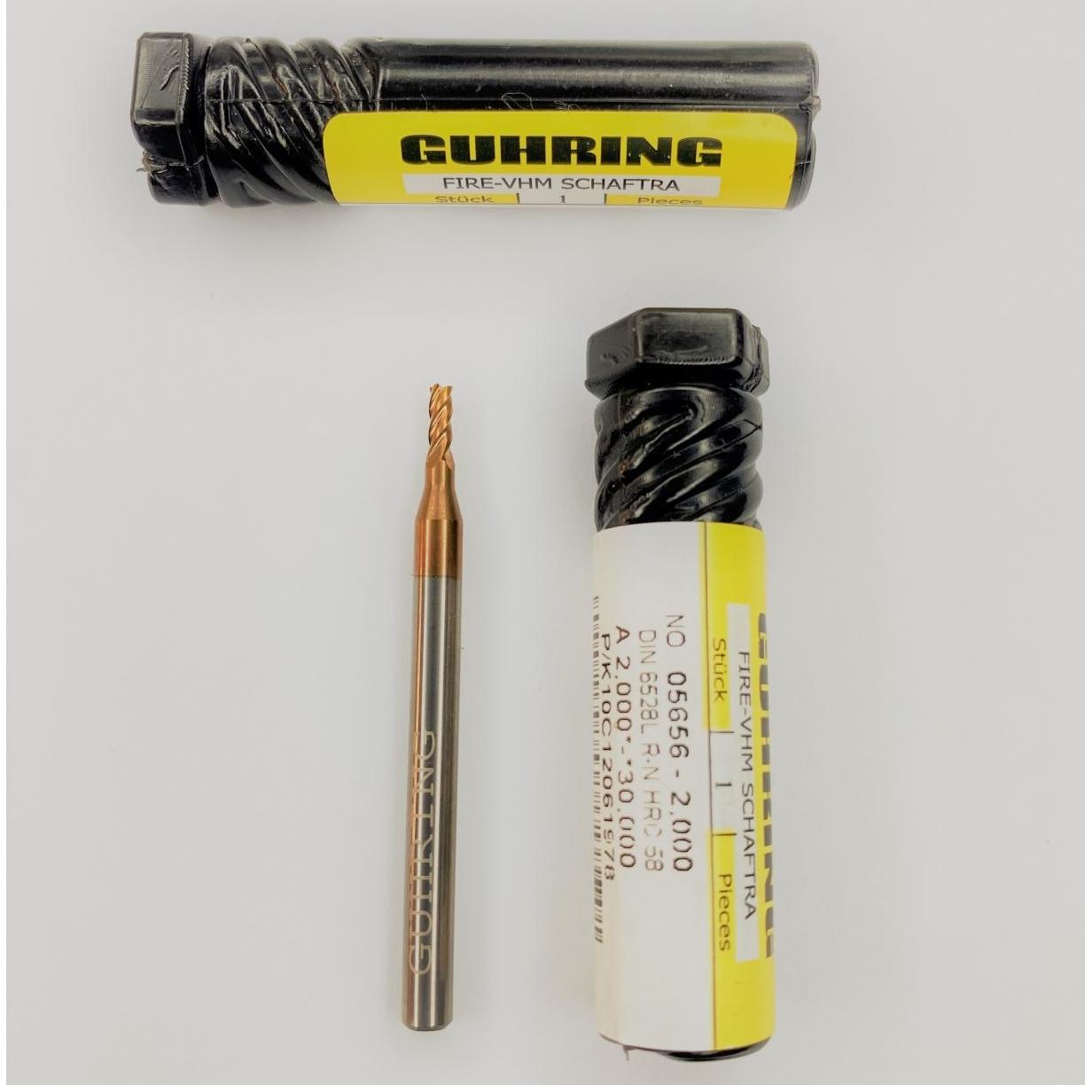 مته فرز انگشتی سایز 2 میلیمتر گورینگ آلمان