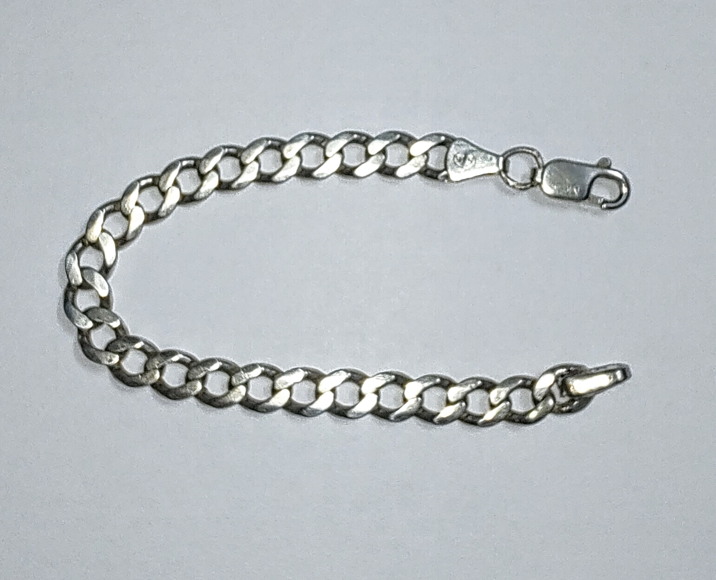 دستبند نقره 19 سانت 15/60 گرمی