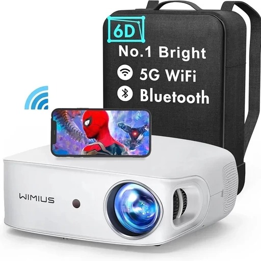 ویدئو پروژکتور برند WiMiUS K7 کیفیت تصویر 4K