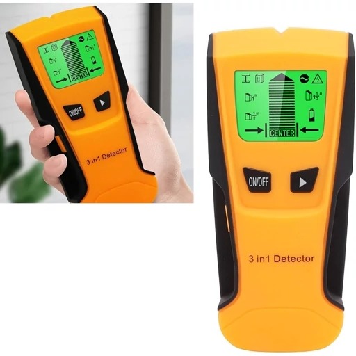 اسکنر دیوار 3در 1 با صفحه نمایش LCD واژیر هشدار