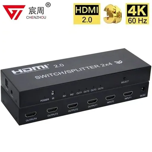 KVM سوییچ مدل 2 پورت Hdmi /usbحرفه ای بار امازون