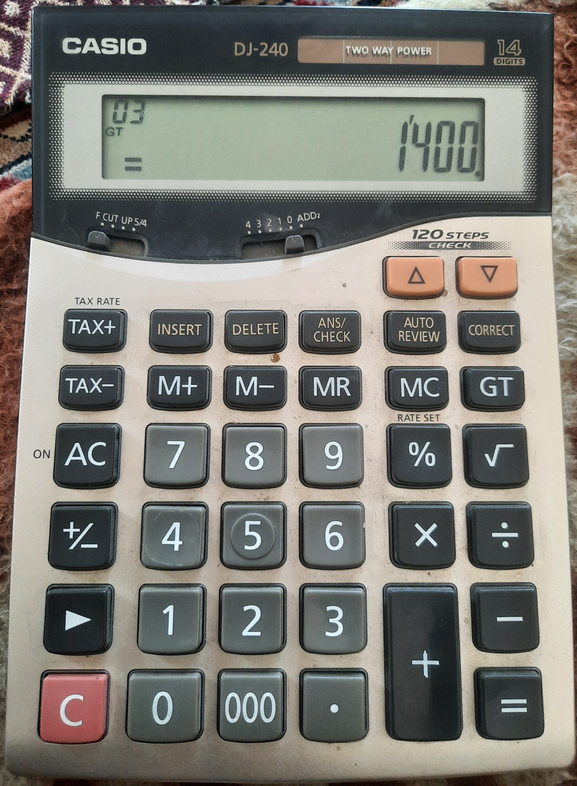 ماشین حساب CASIO DJ-240