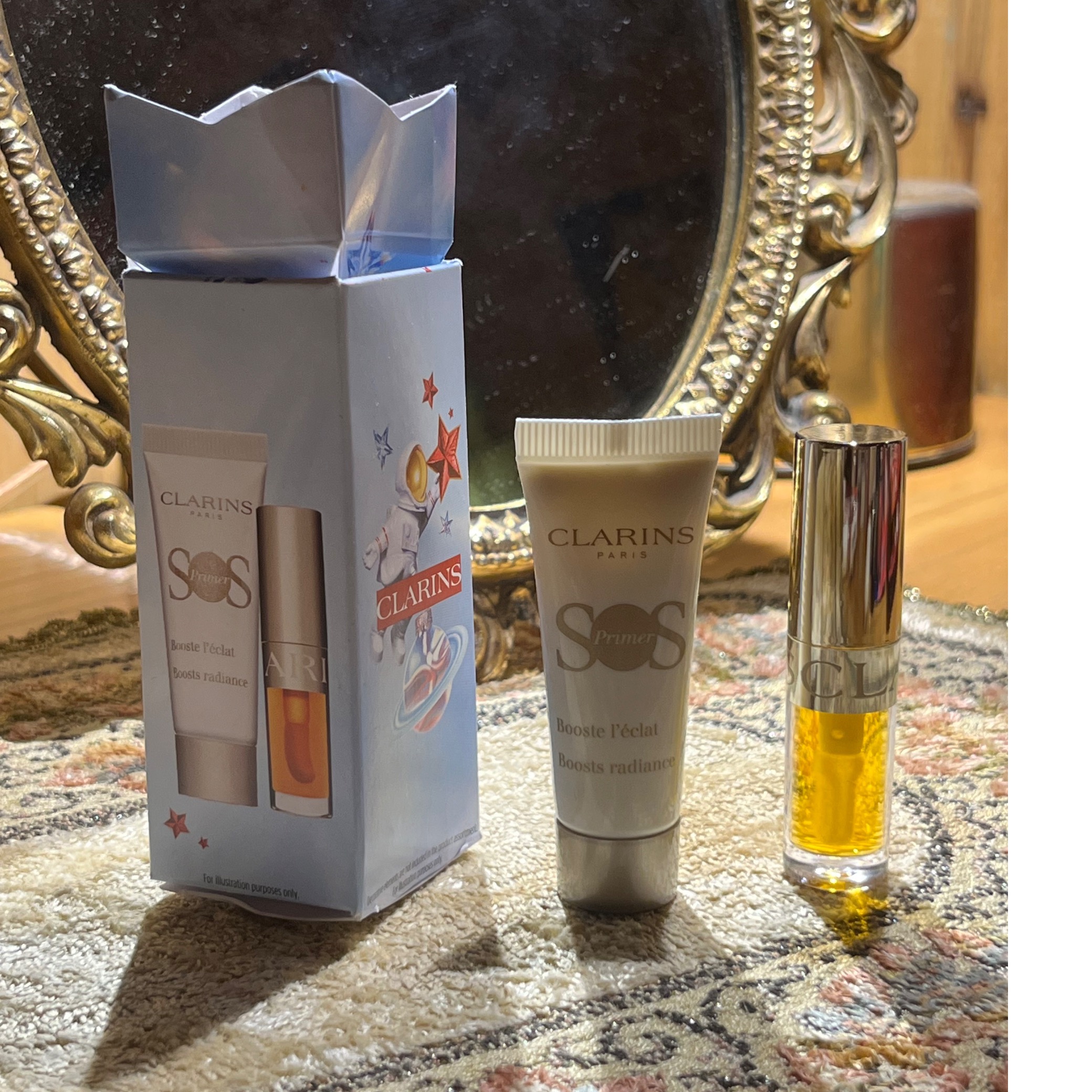 پک لب و صورت clarins