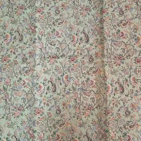 رومیزی ترمه ابریشم سایز 11 طرح پرستو رنگ سبز