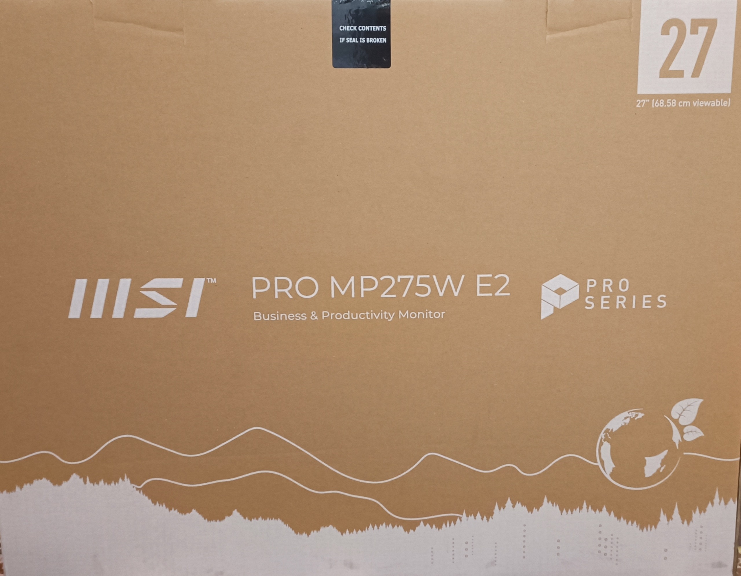 مانیتور 27 اینچ MSI مدل PRO MP275W E2