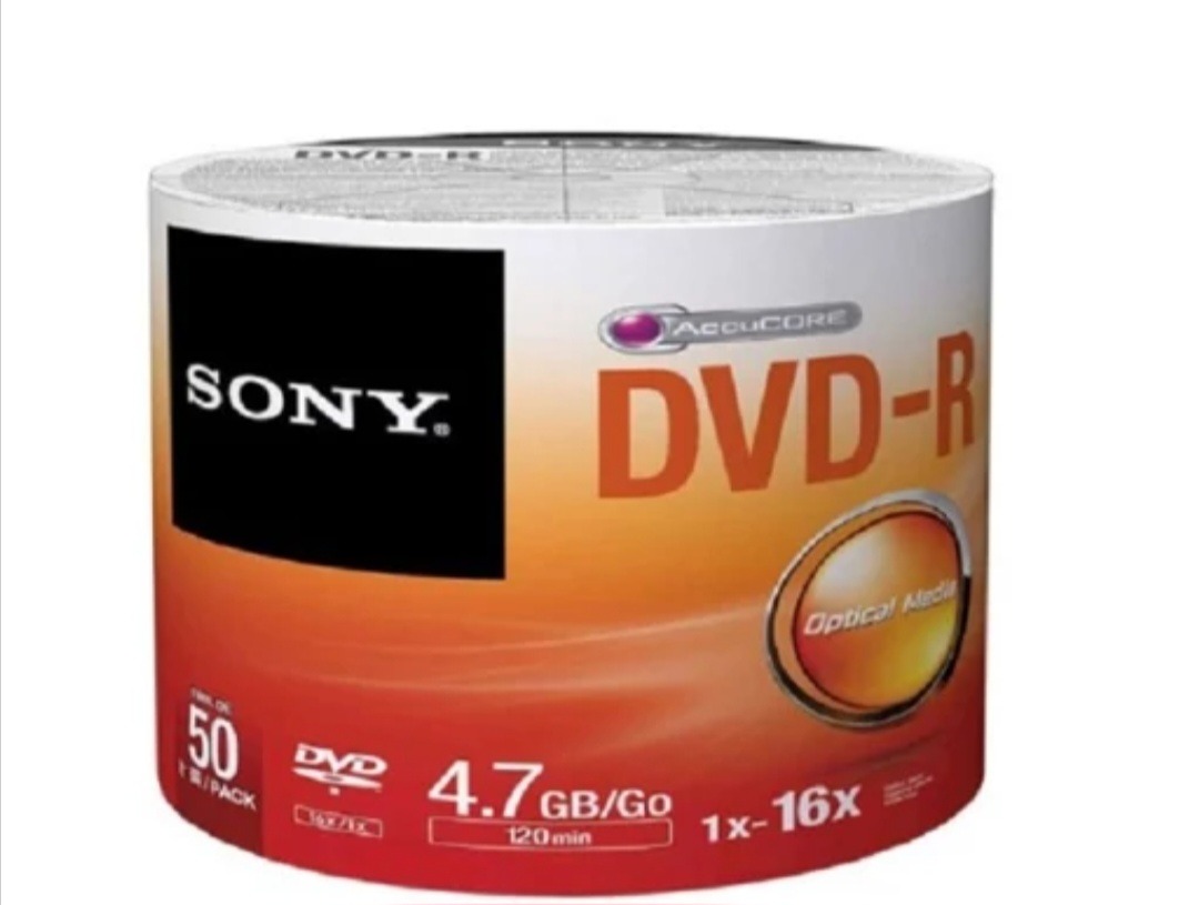 DVD خام سونی (Sony DVD-R) دی وی دی پک 50 عددی