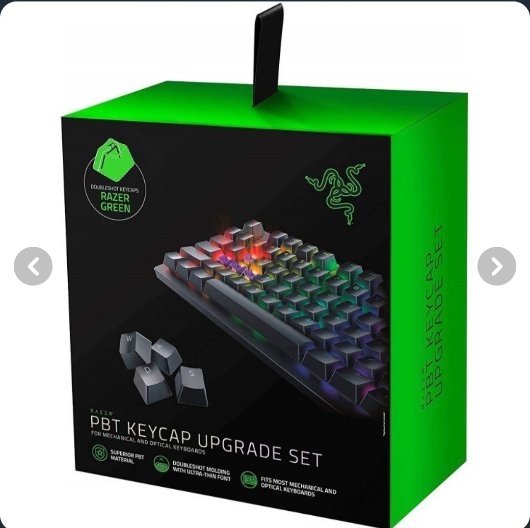 کی کپ کیبورد ریزر مدل PBT مجموعه کامل کلید