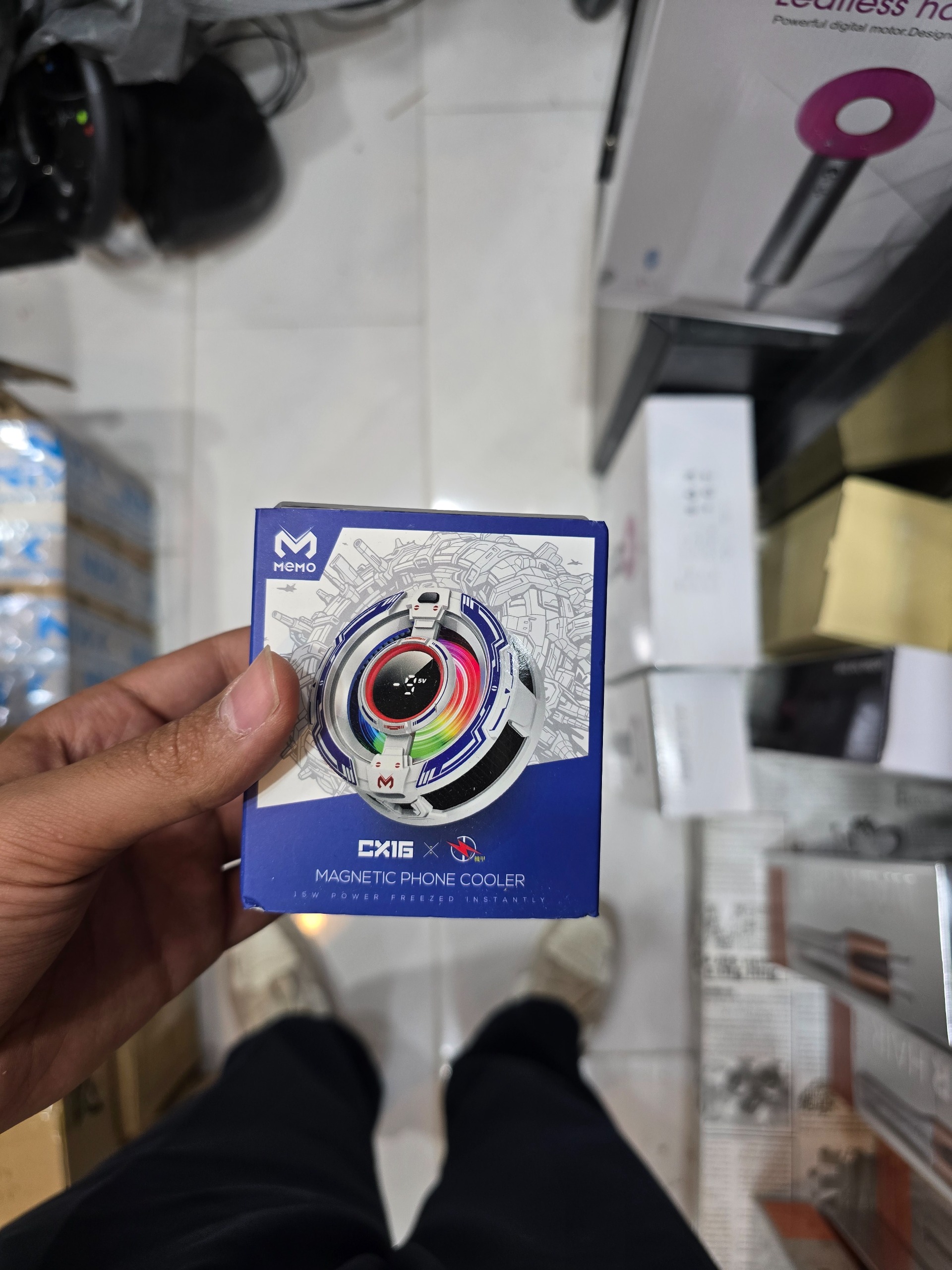 فن خنک کننده موبایل ممو مدل CX16
