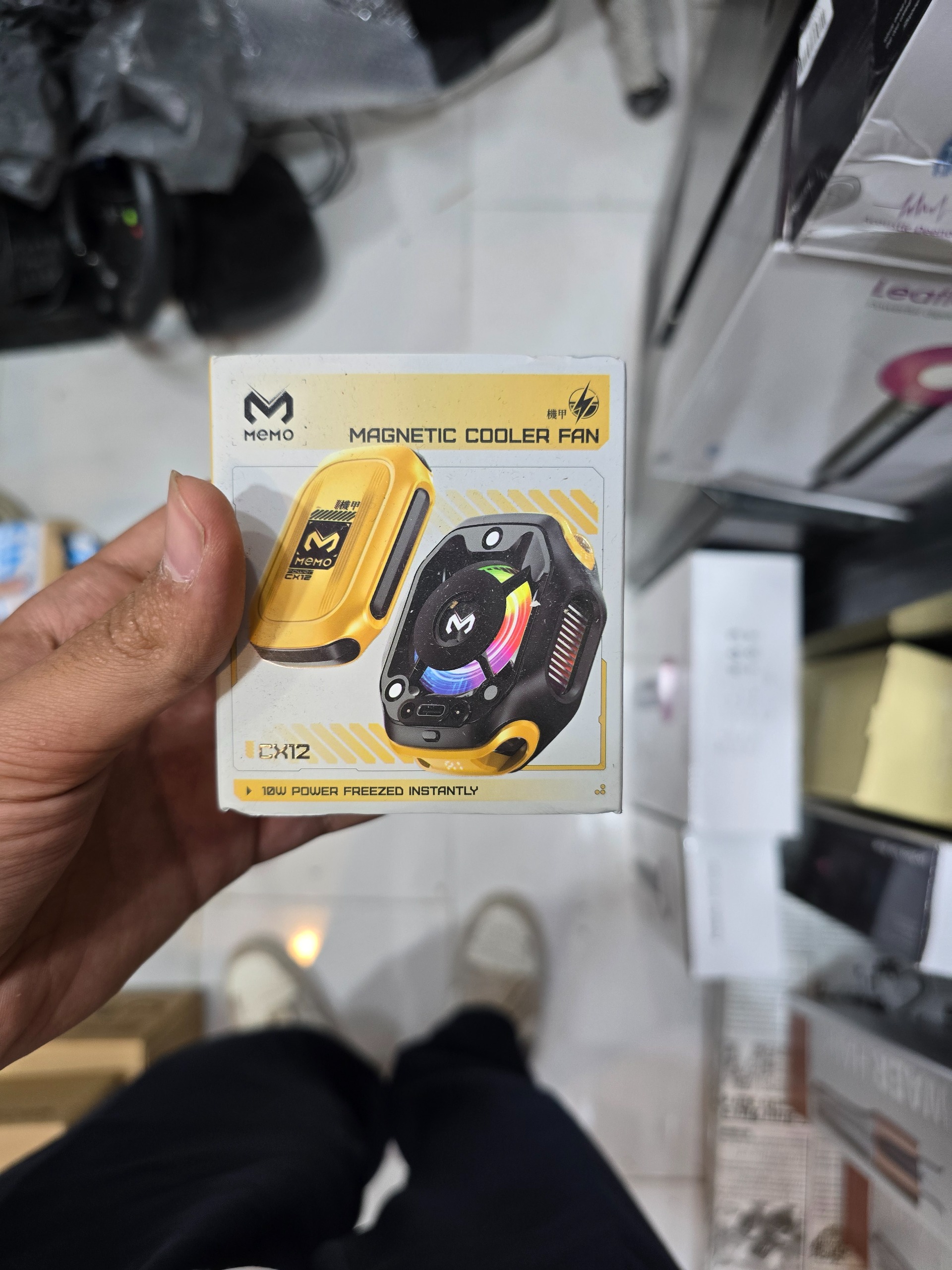 فن خنک کننده گوشی ممو CX12 مگنتی