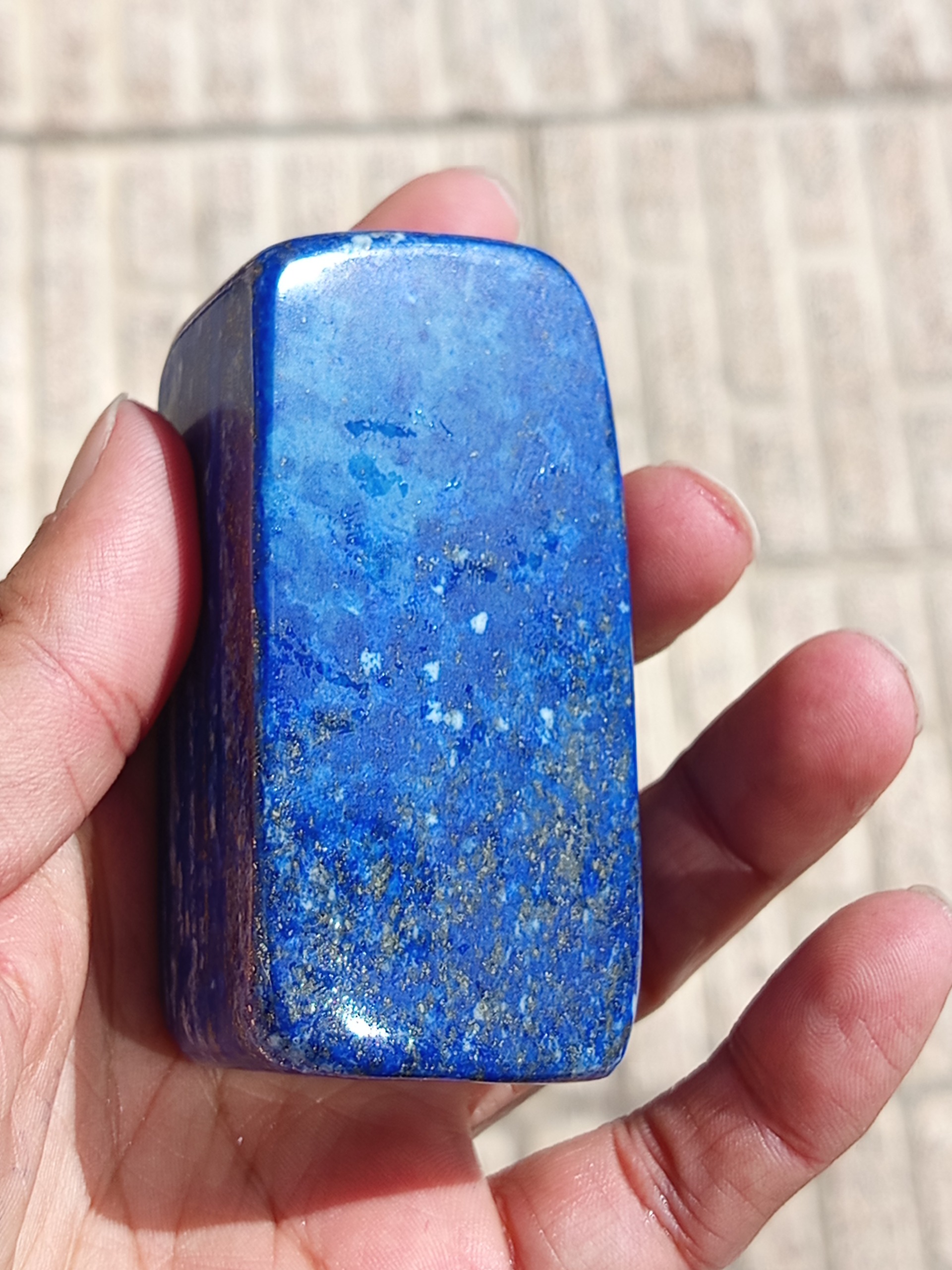یک قطعه سنگ راف سنگ لاجورد به وزن 279/5گرم