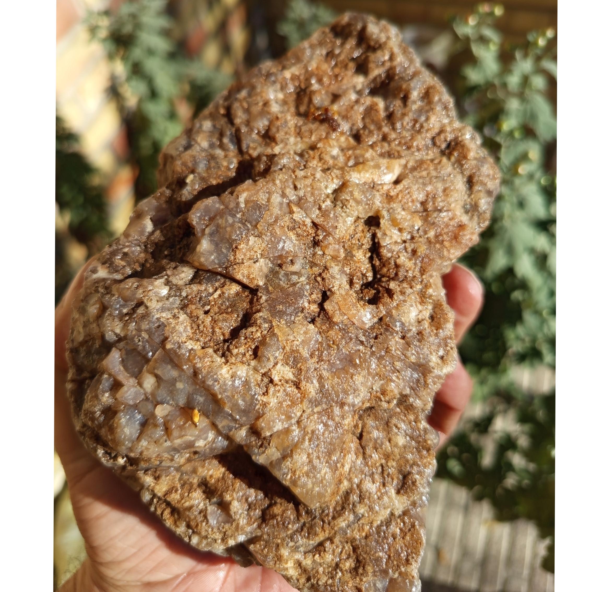 یک قطعه سنگ راف عقیق به وزن 1742 گرم