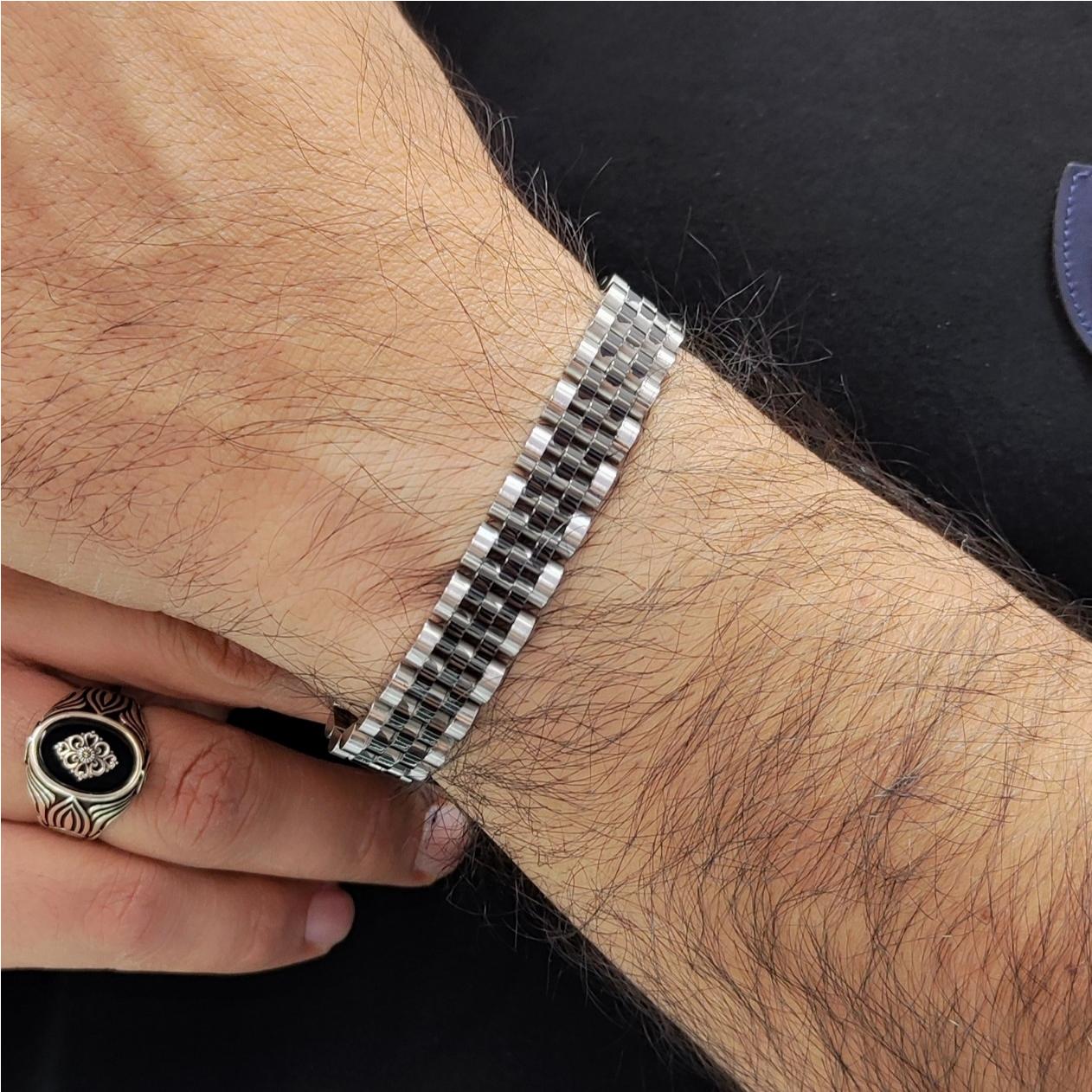 دستبند ROLEX استیل