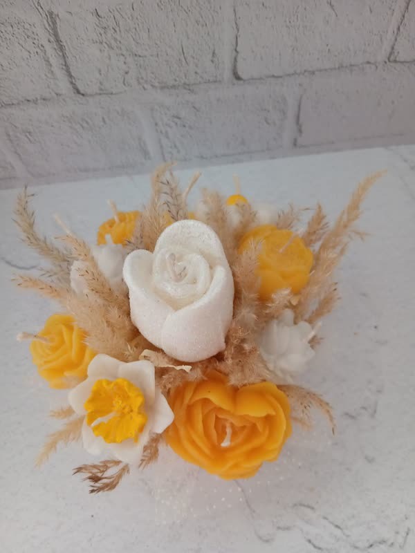 شمع دسته گل