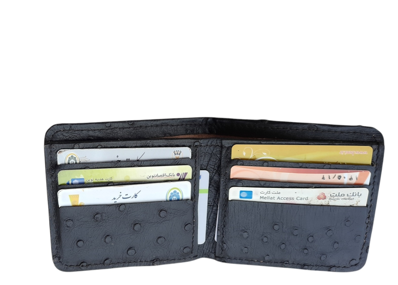 کیف پول چرم شترمرغ،کیفیت بی نظیر