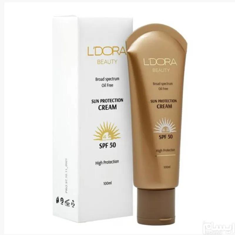 کرم ضد آفتاب بی رنگ 100ml لدورا بیوتی