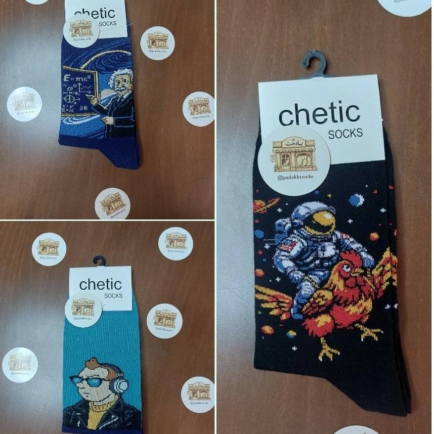 جوراب ساقدار chetic طرح فانتزی