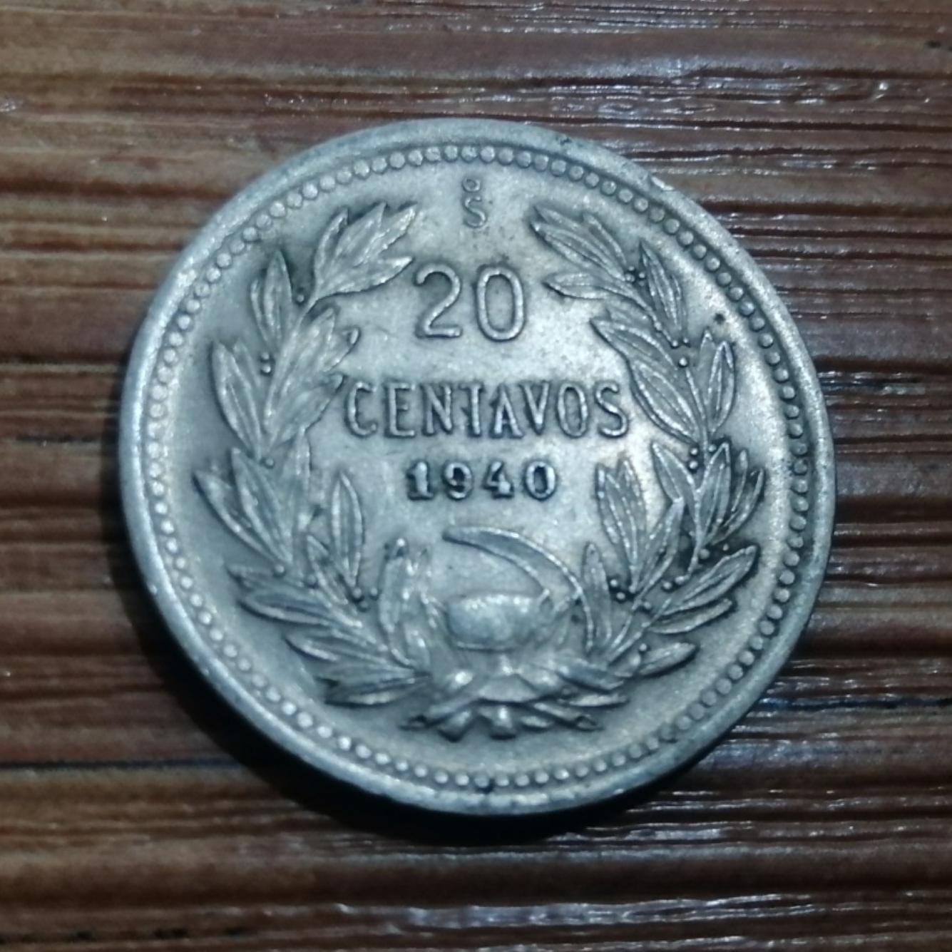 20 سنتاوو شیلی 1940 کد 4001