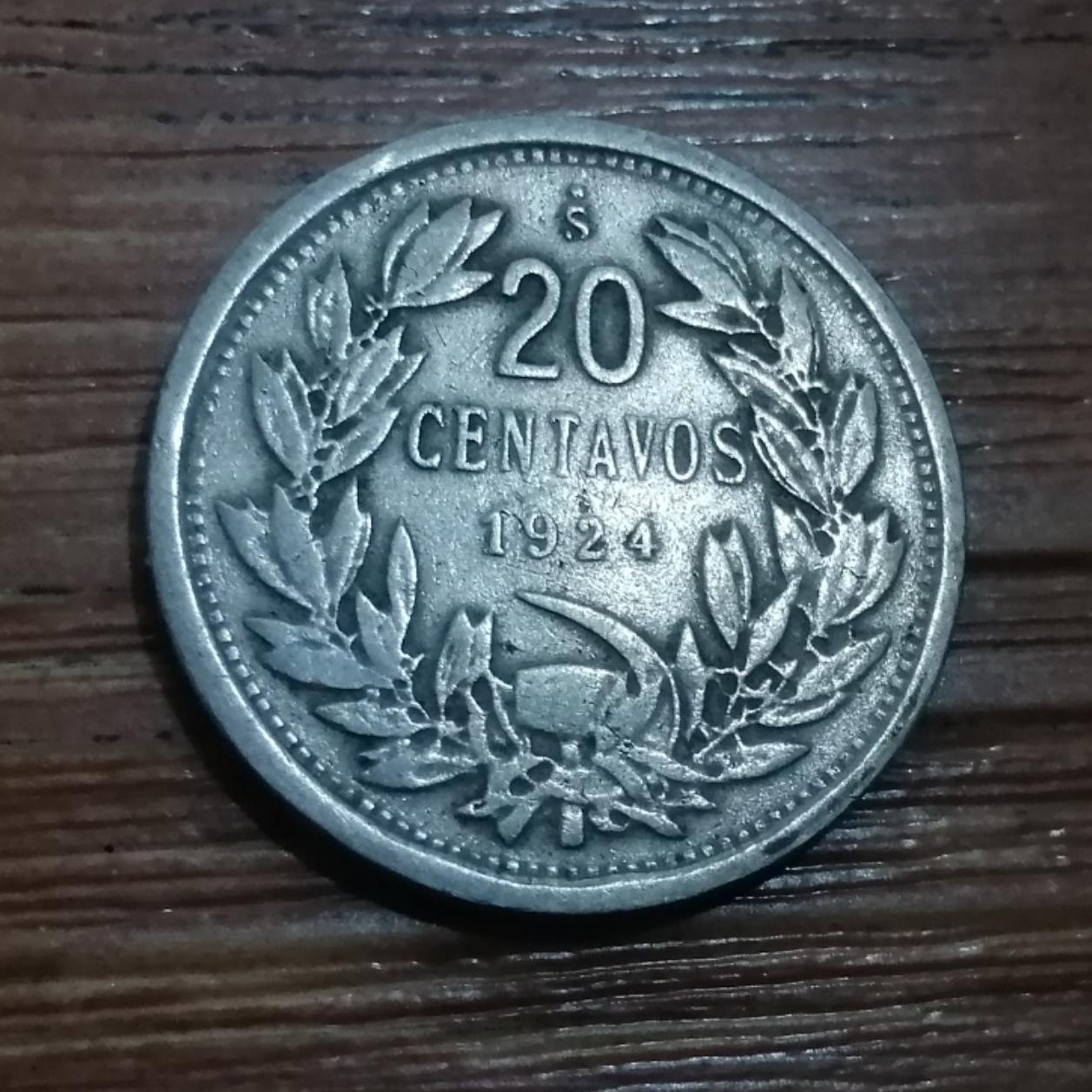 20 سنتاوو شیلی 1924 کد 4004