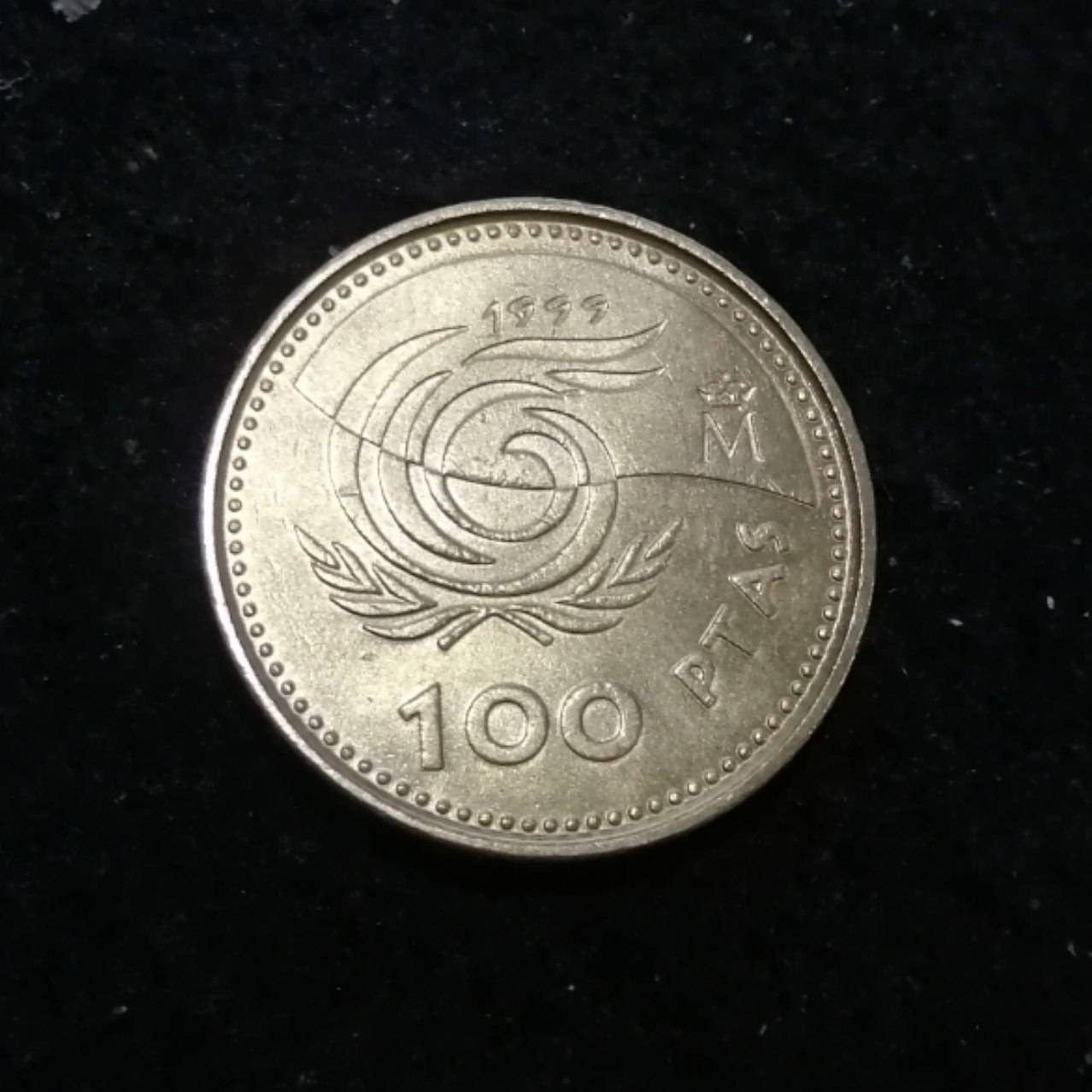 100 پزوتا اسپانیا 1999 کد 5457