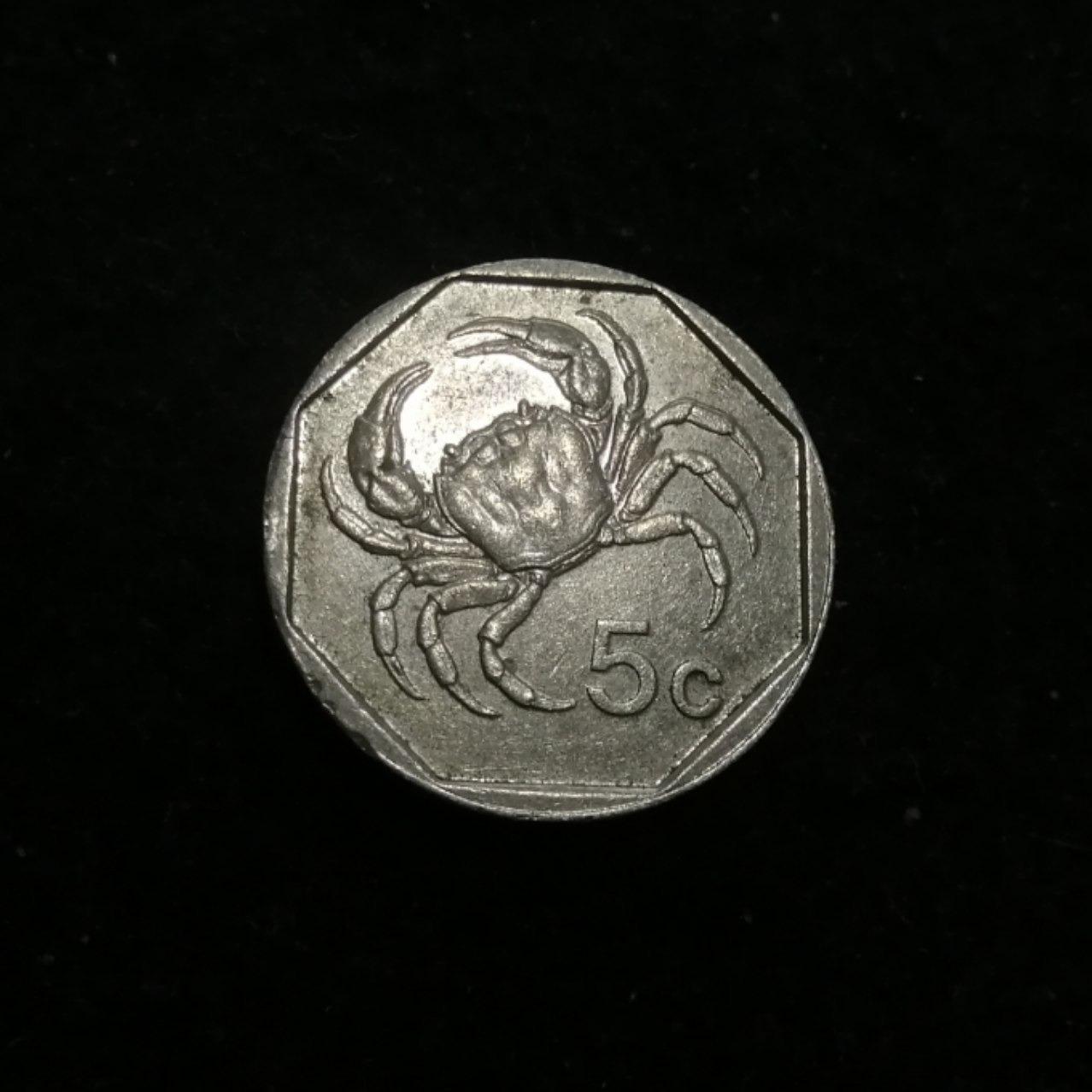 5 سنت مالت 1991 کد 7956