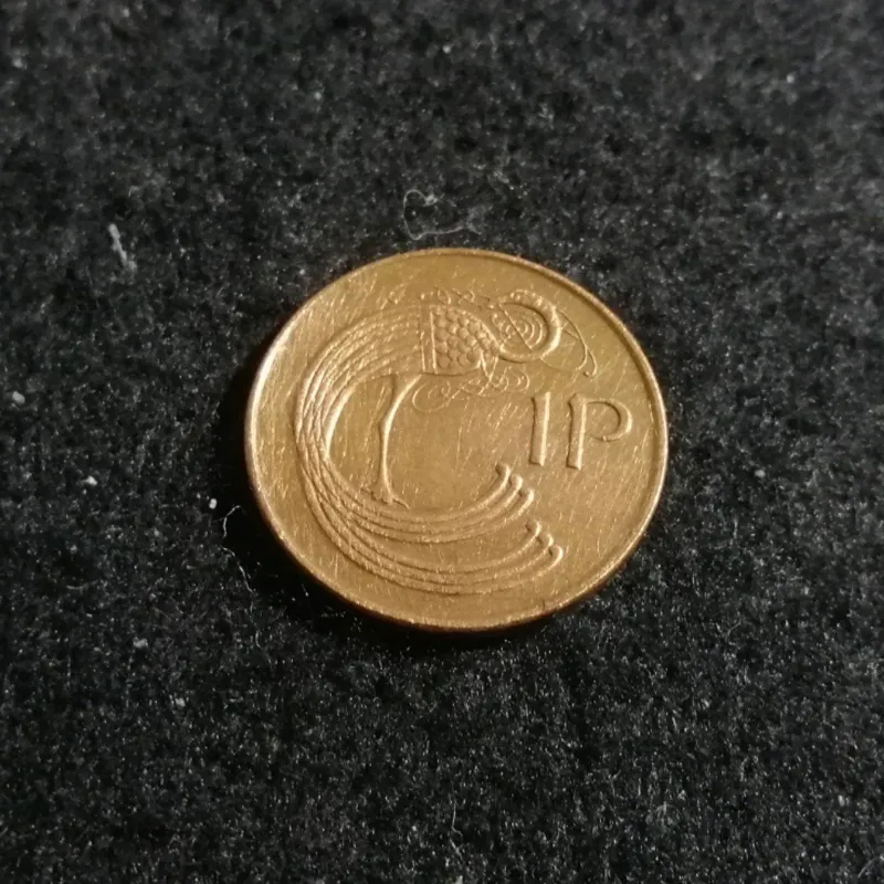 1 پنس ایرلند جنوبی 1996 کد 7165